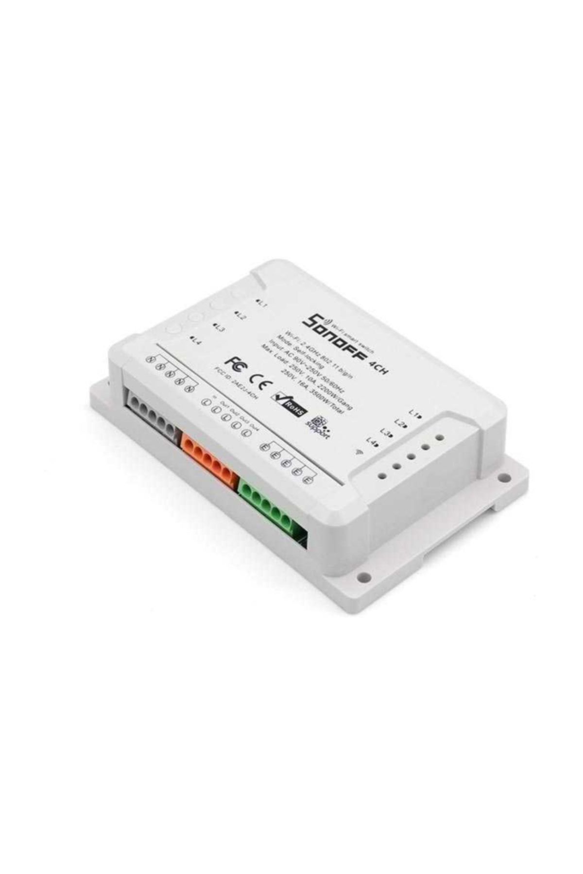 Sonoff 4 Kanallı Akıllı Ev Wifi Kartı Ray Tipi