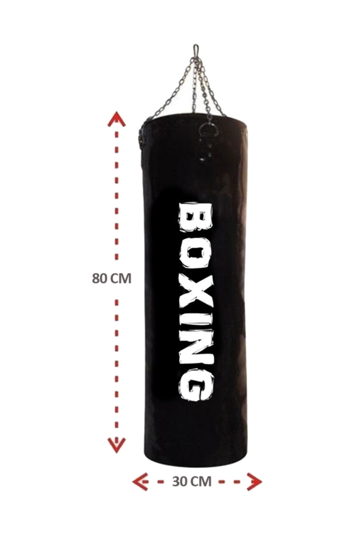 Spor Byfit Hazır Dolu Boks Kum Torbası 80 cm X 30 cm