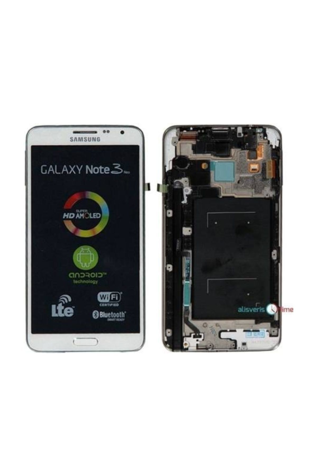 OEM Samsung N9000 Note 3 Lcd Ekran Beyaz Oled