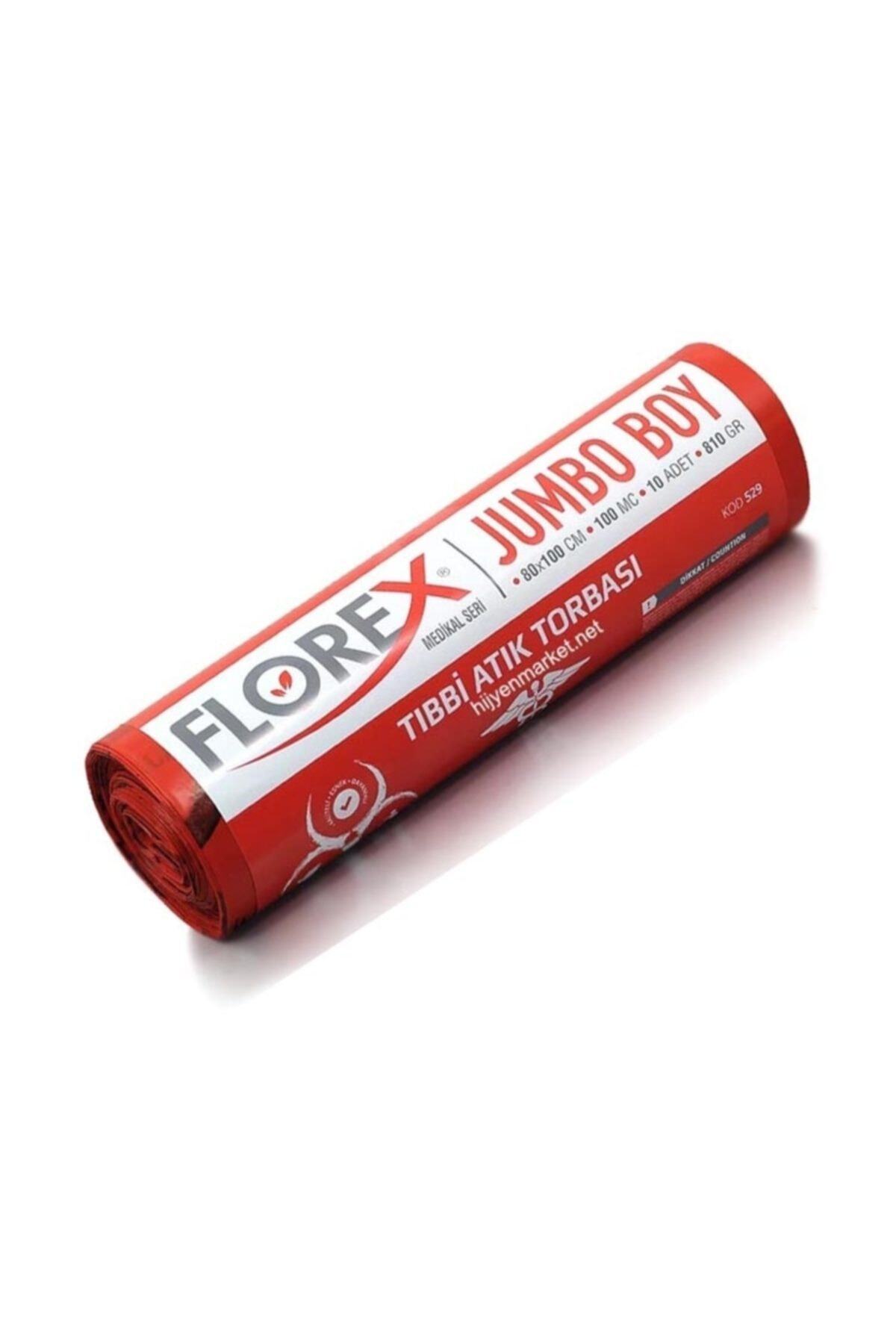 Tarko Florex Tıbbi Atık Çöp Torbası. 80x110 Cm. 100 Adet. 992673