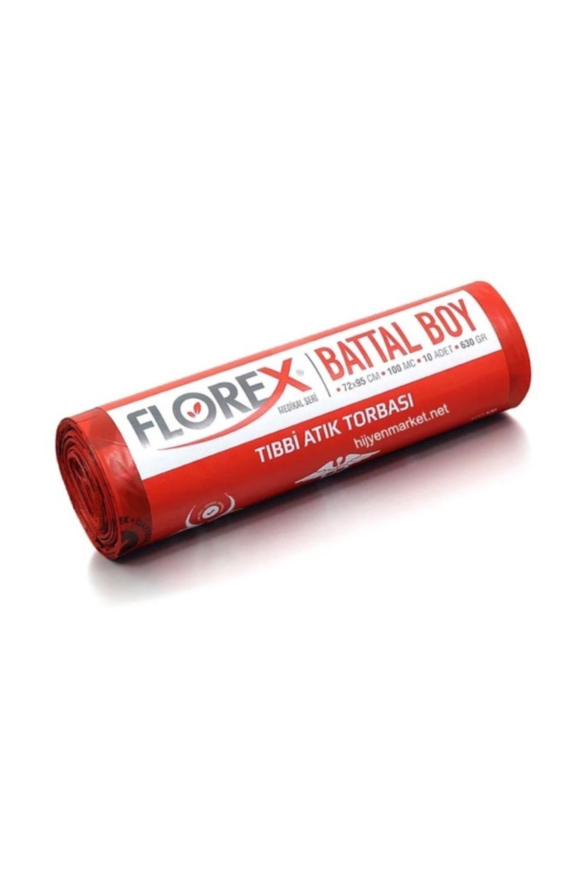 Tarko Florex Tıbbi Atık Çöp Torbası. 72x95 Cm. 100 Adet. 992674