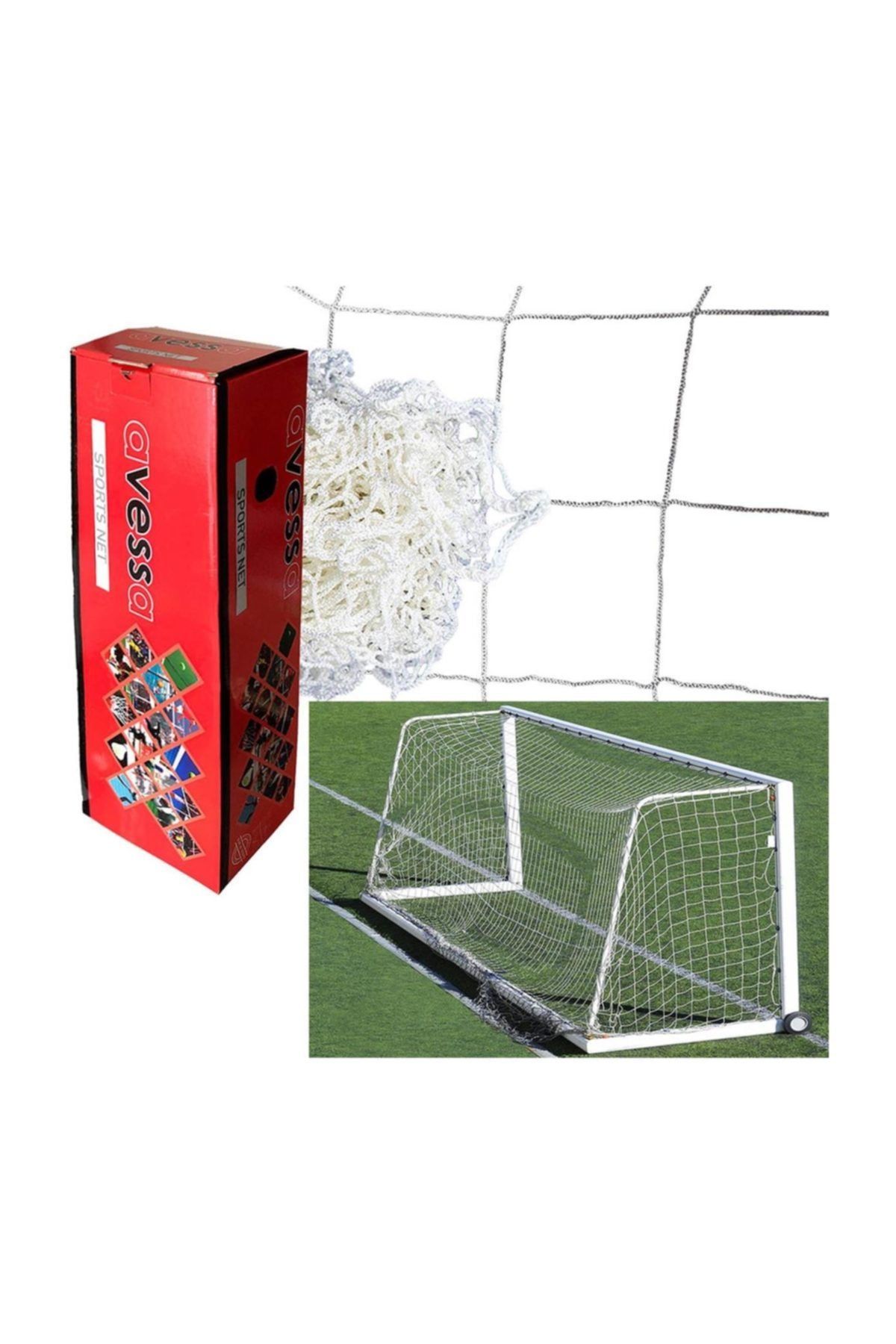 AVESSA 3 Metre Futbol Kale Filesi 4 Mm Ip Kalınlığı Kr118