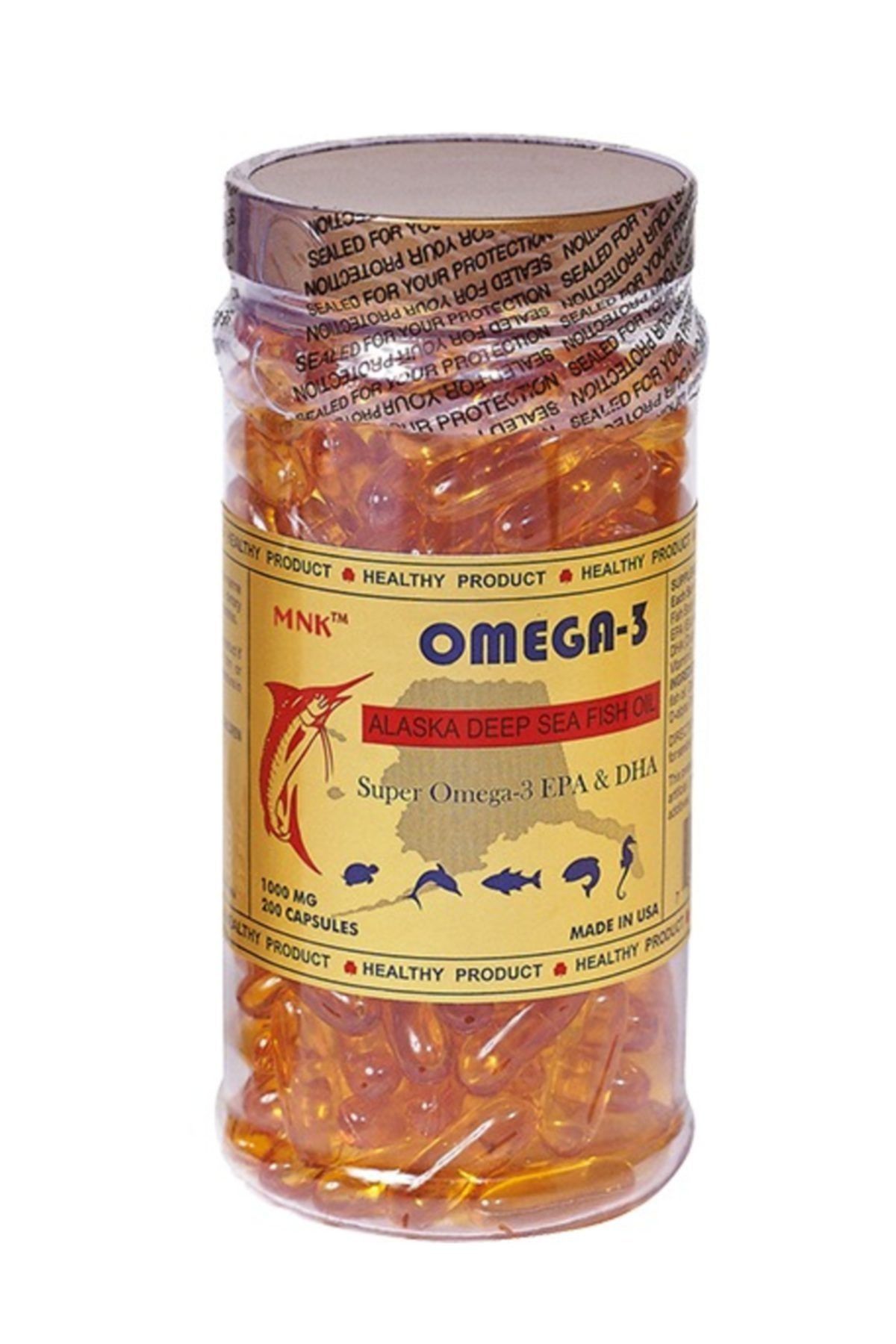 Mnk Omega 3 Balık Yağı 1000 Mg 200 Softgel