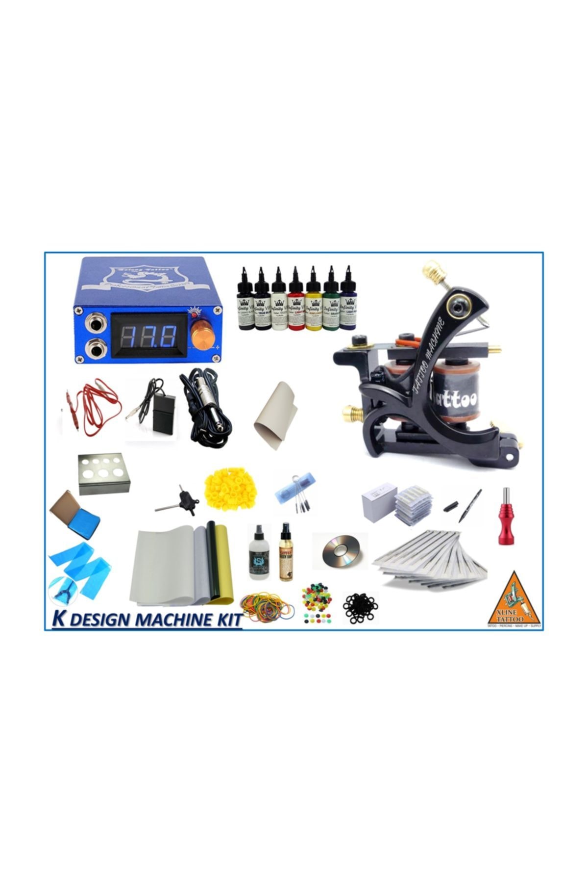 Matrixline K Desıgn Tattoo Dövme Makinası Full Set-xlinetattoo
