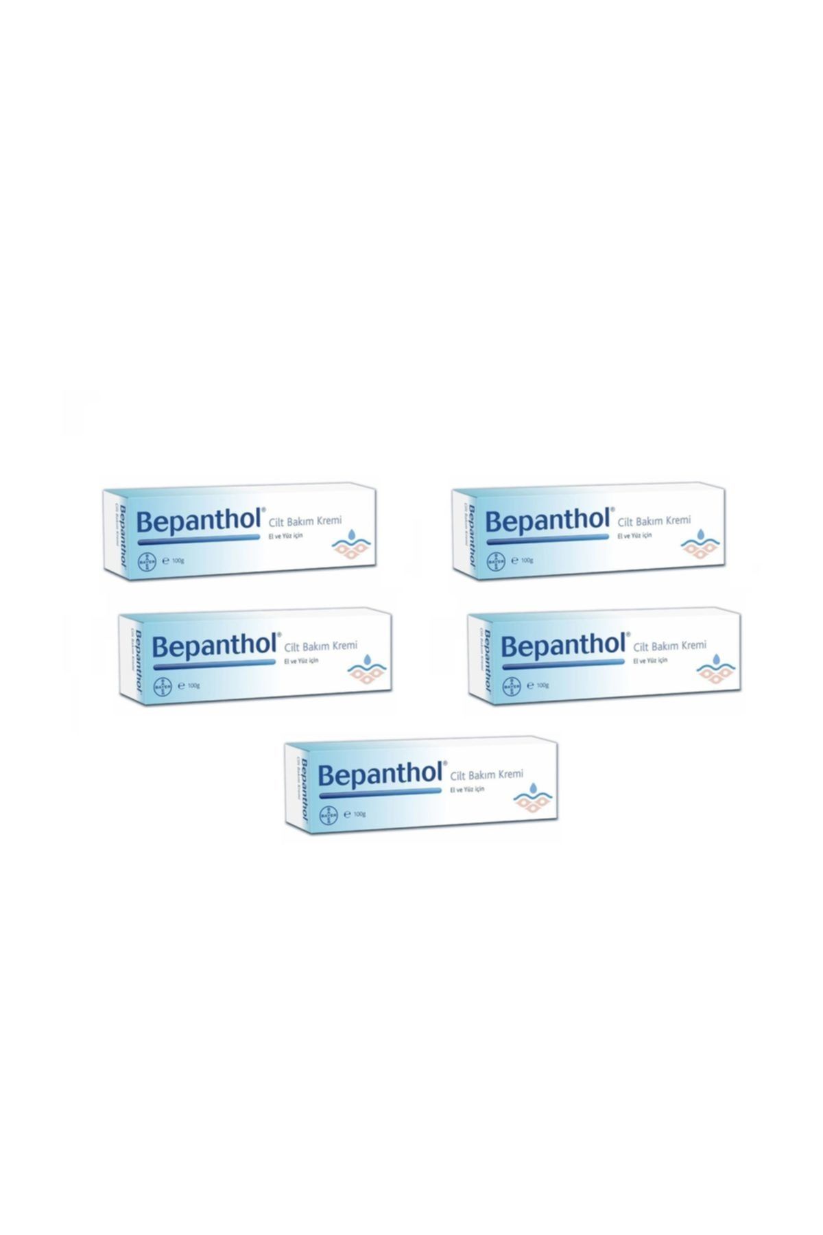 Bepanthol Cilt Bakım Kremi 100 gr 5 Adet