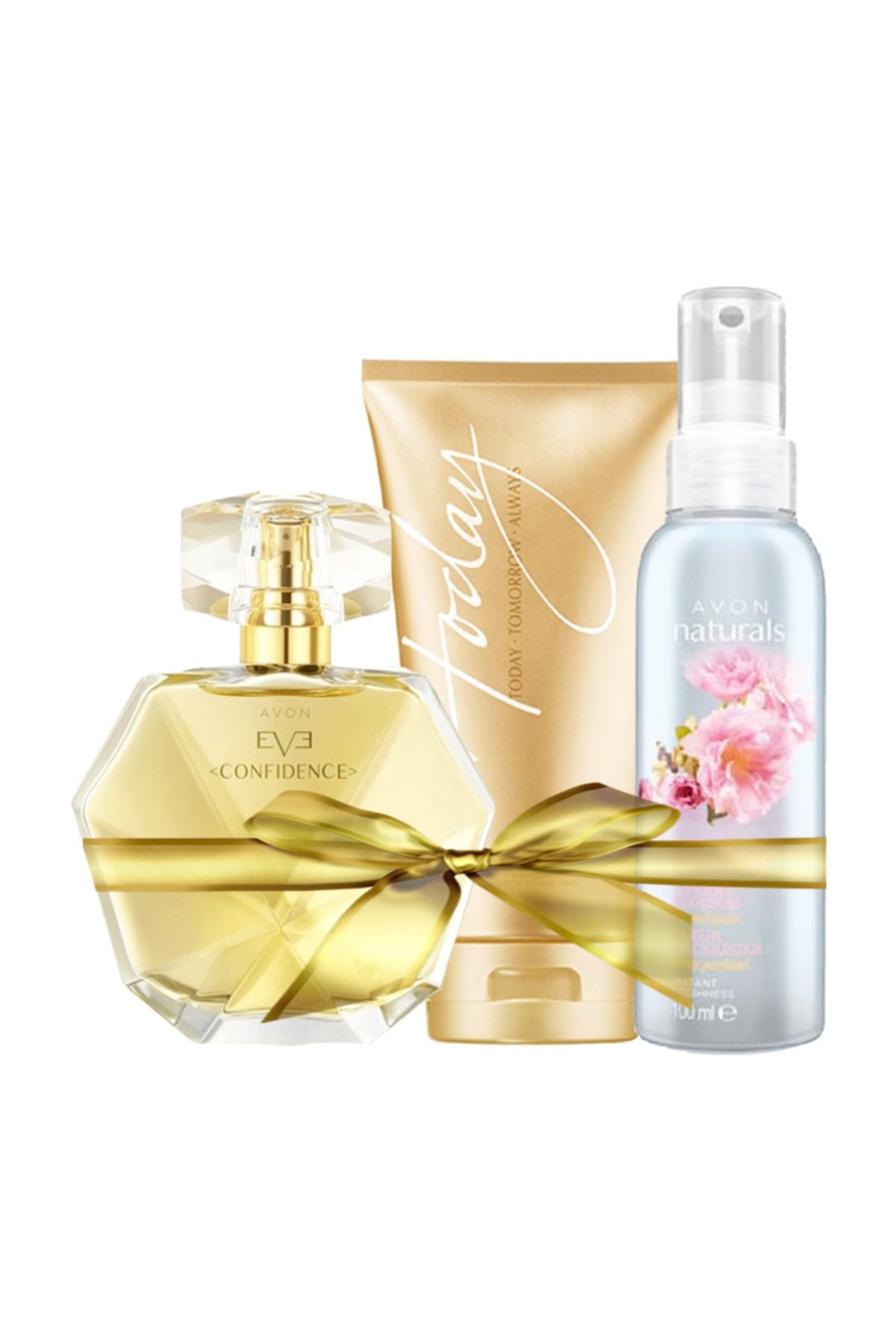 AVON Eve Confidence Edp 50ml Bayan ParfümParfümlü Vücut Losyonu 150mlKiraz Çiçeği Özlü Vücut Spreyi 100ml