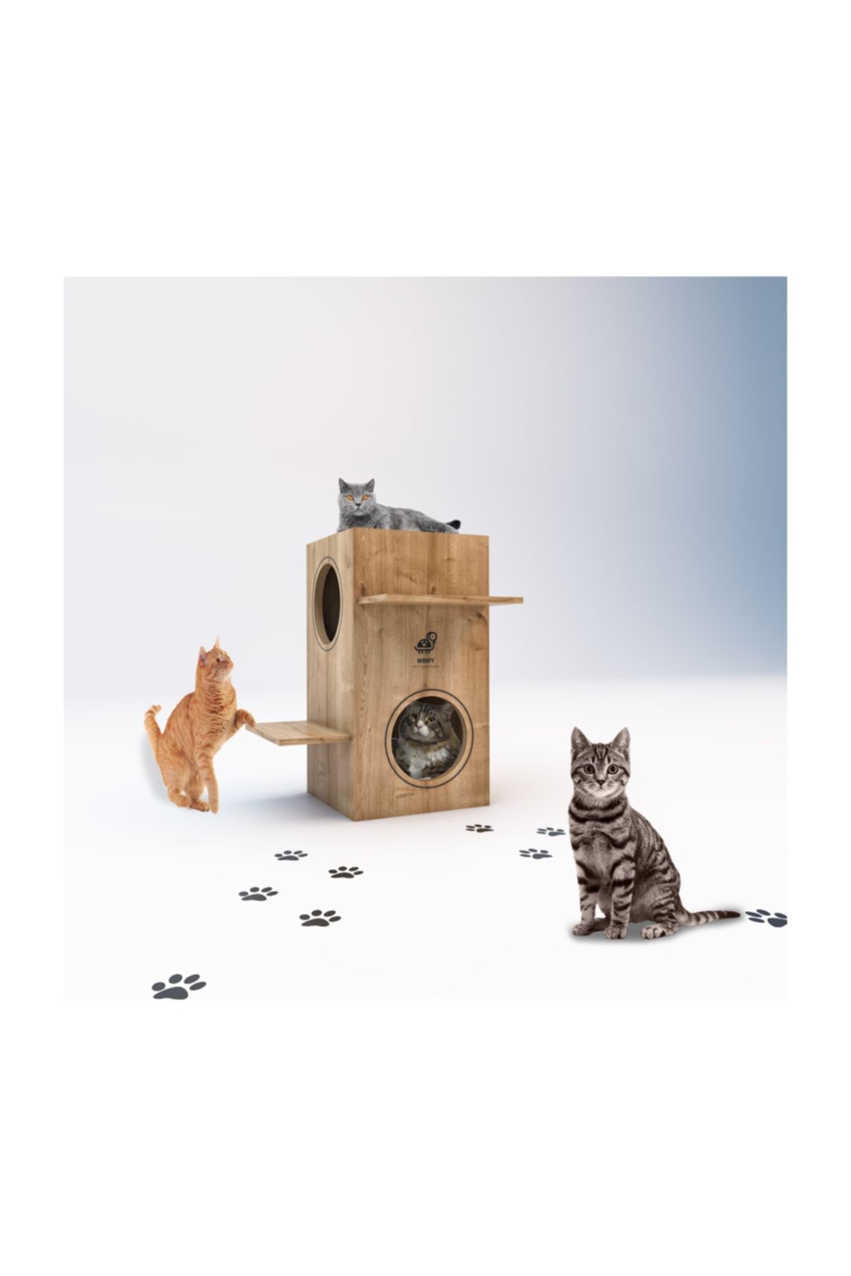 Woofy Catsy Kedi Evi 15a