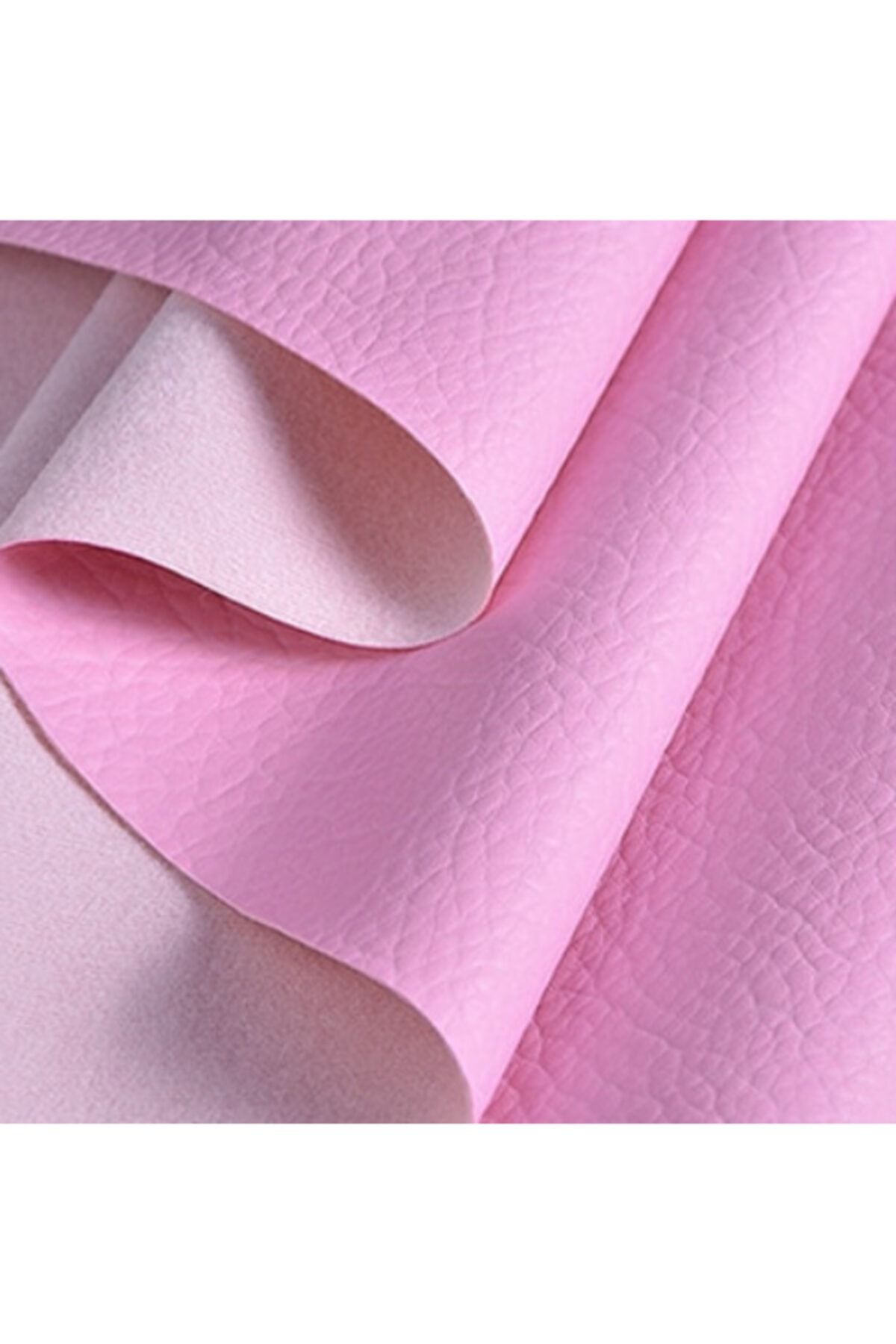 LANSE SUNİ DERİ Pembe Suni Deri Kumaş