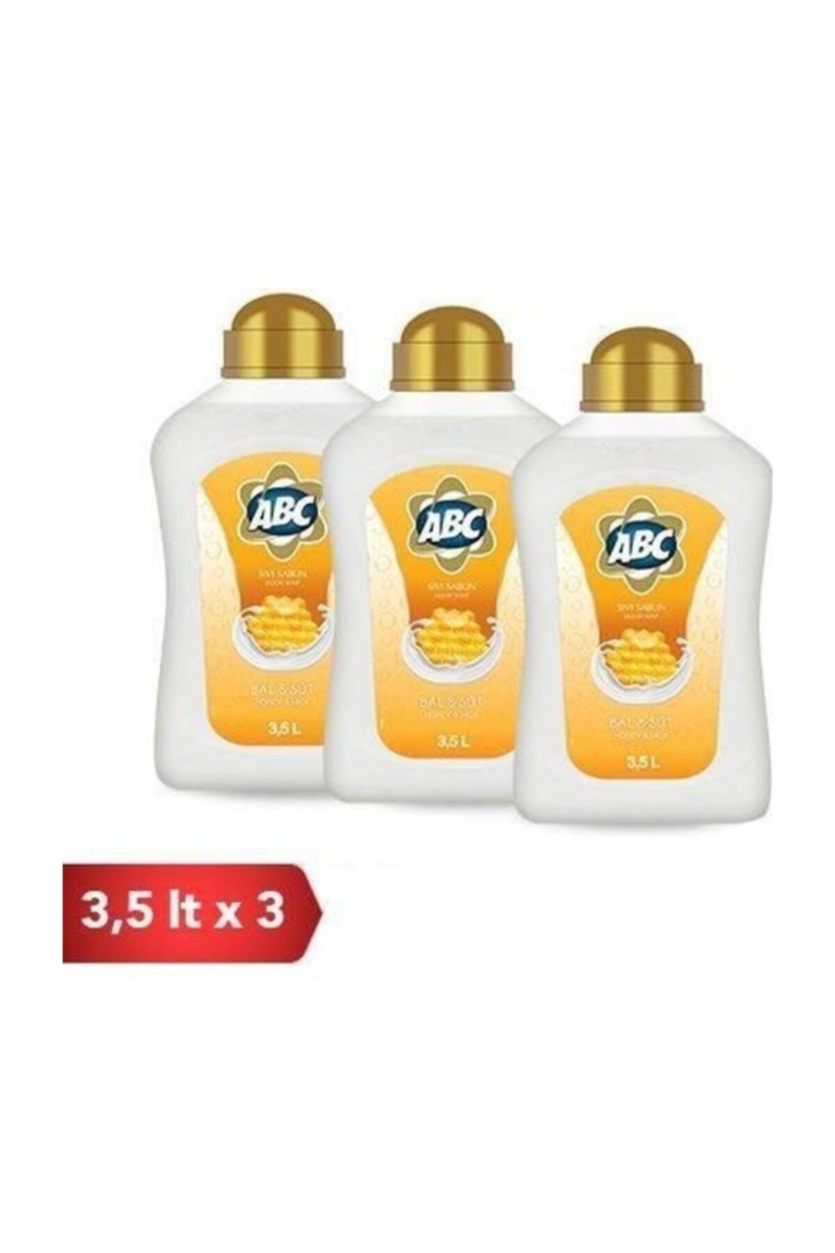 ABC Sıvı Sabun Bal & Süt 3,5 Litre X 3 Adet