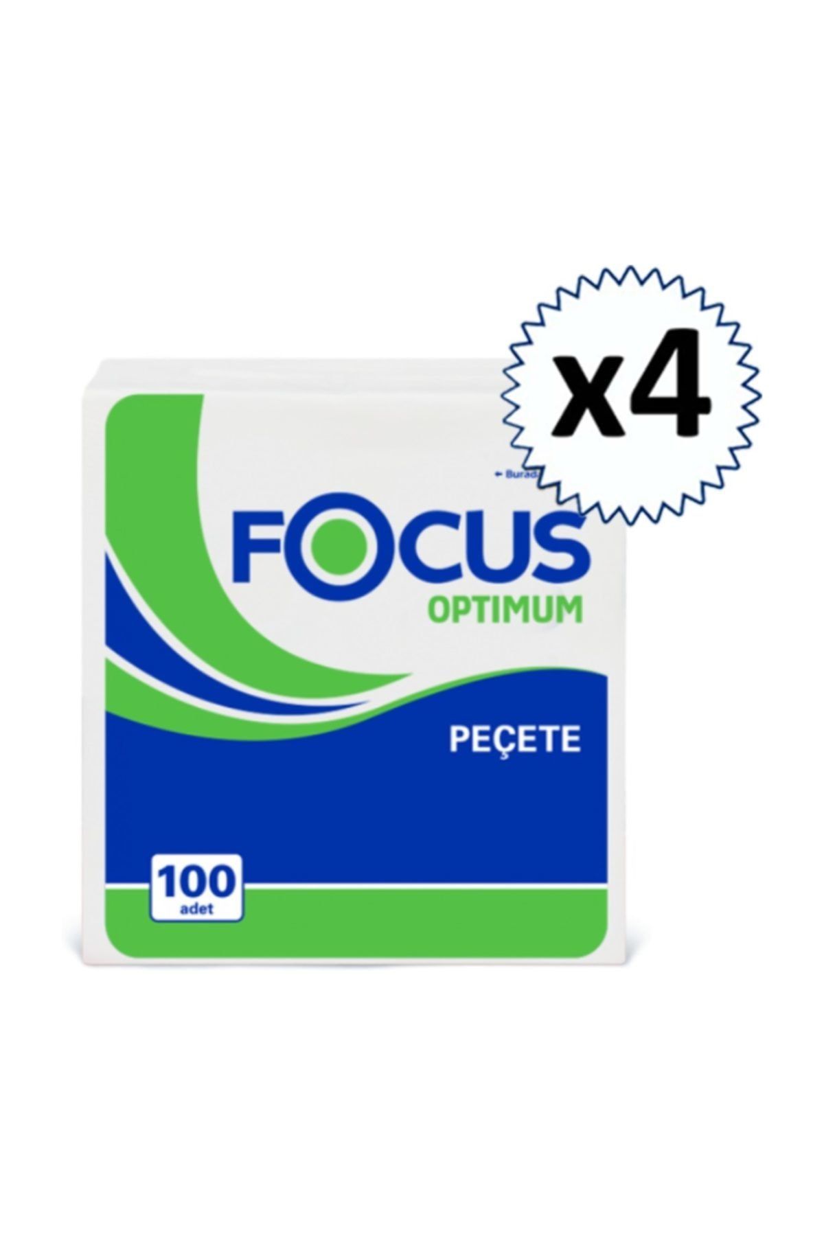 Focus Optimum Peçete 100'lü 4 Paket