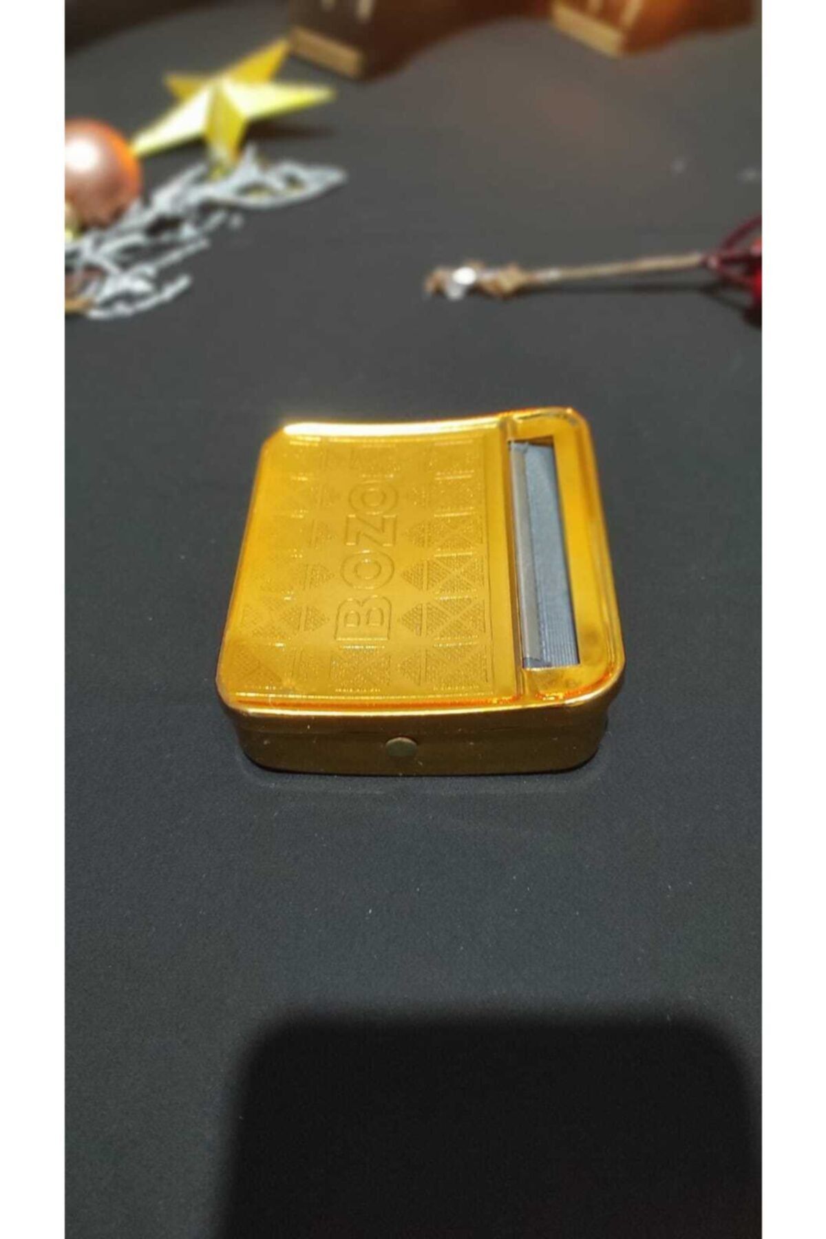Kadıköy Hediyelik Kendinden Sarmalı Altın Renk Tütün Tabakası