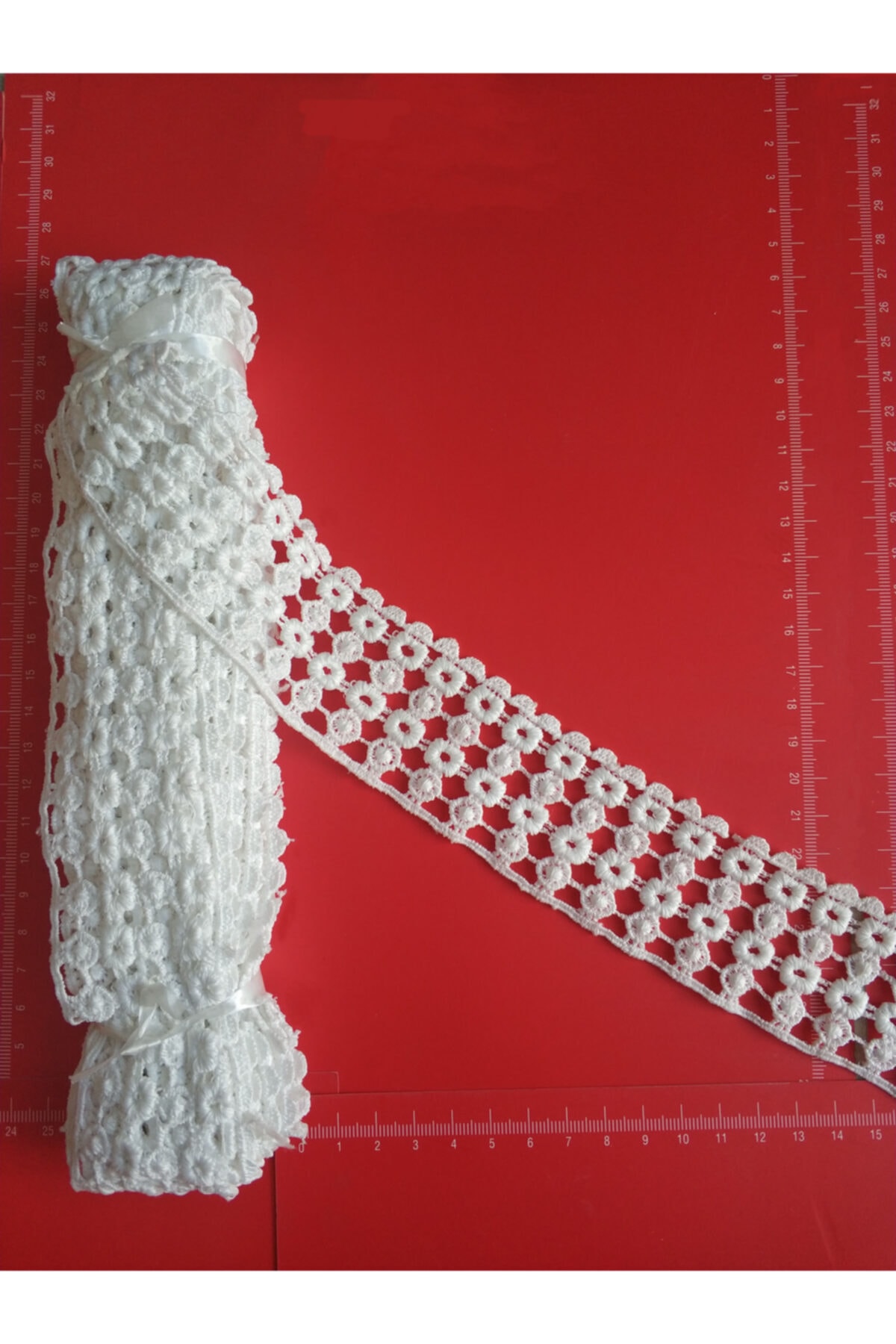 DUAYEN Kenar Desen Güpür Dantel ( 1 Metre )