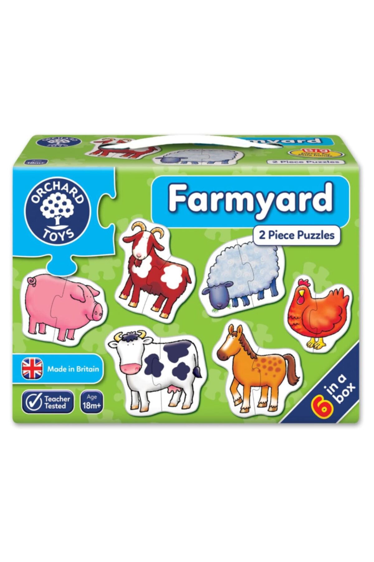 ORCHARD Farmyard 2 Parça Çiftlik Hayvanları Yapbozu