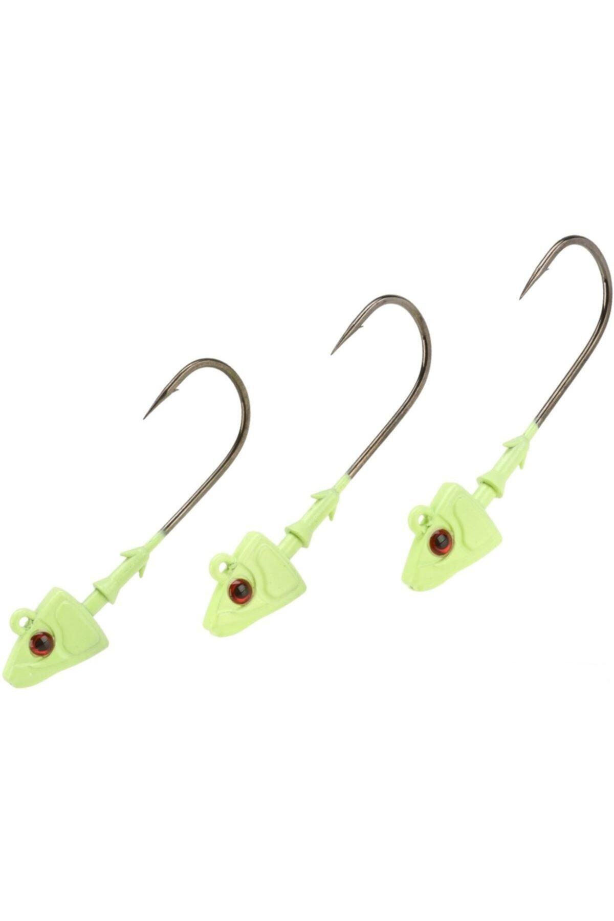 Mustad Balık Kafalı Jig Head 2/0 Pakette 3 Adet 5 Gr
