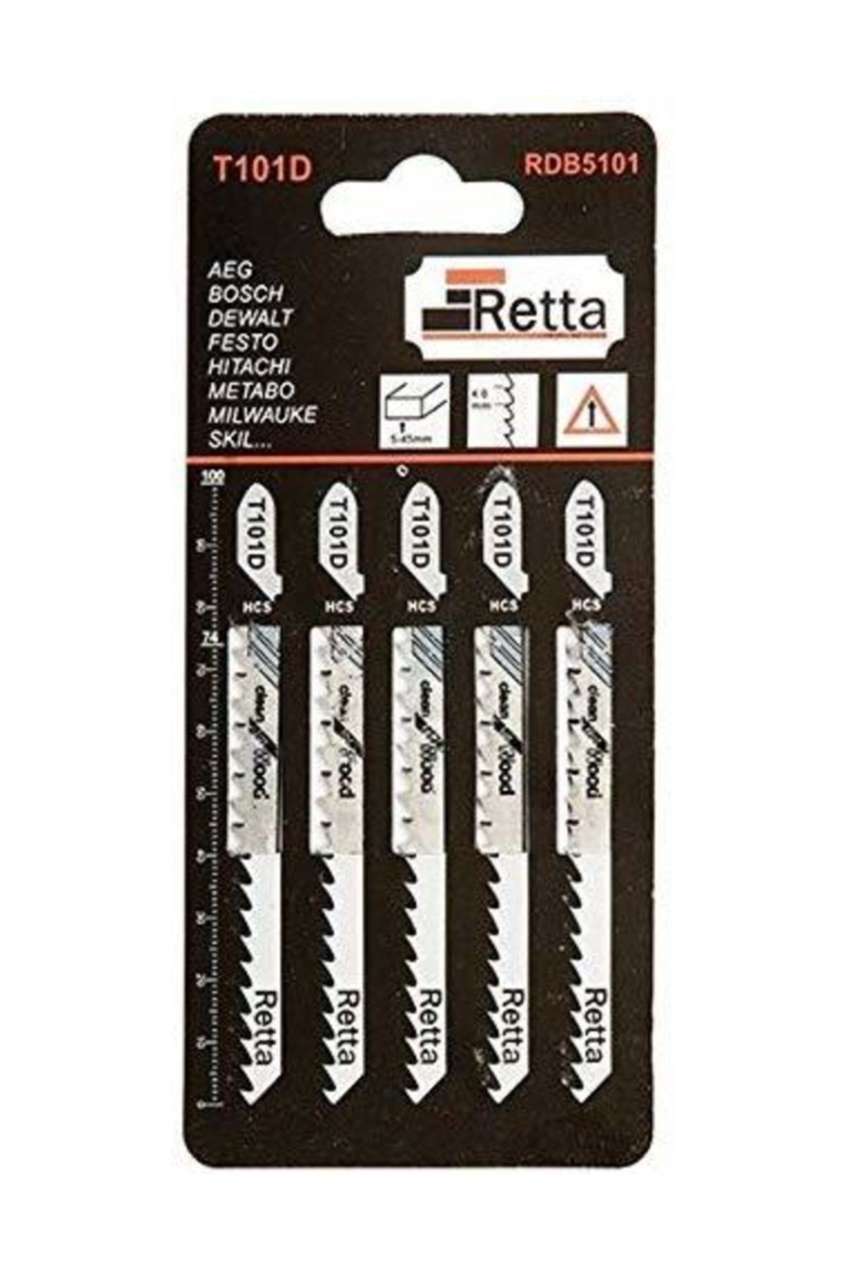 Retta 5 Parça Dekopaj Bıçak Seti 101d