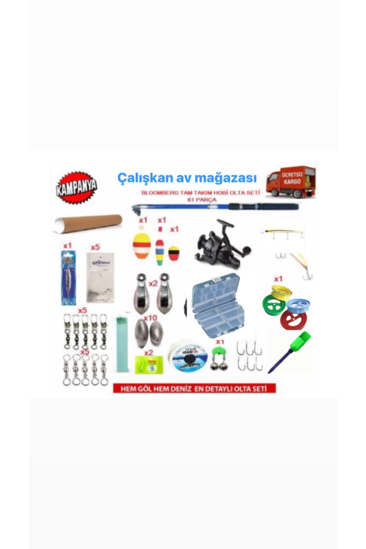Albastar 270 Cm 61 Parça Olta Takımı Seti(kampanya Fiyatı)