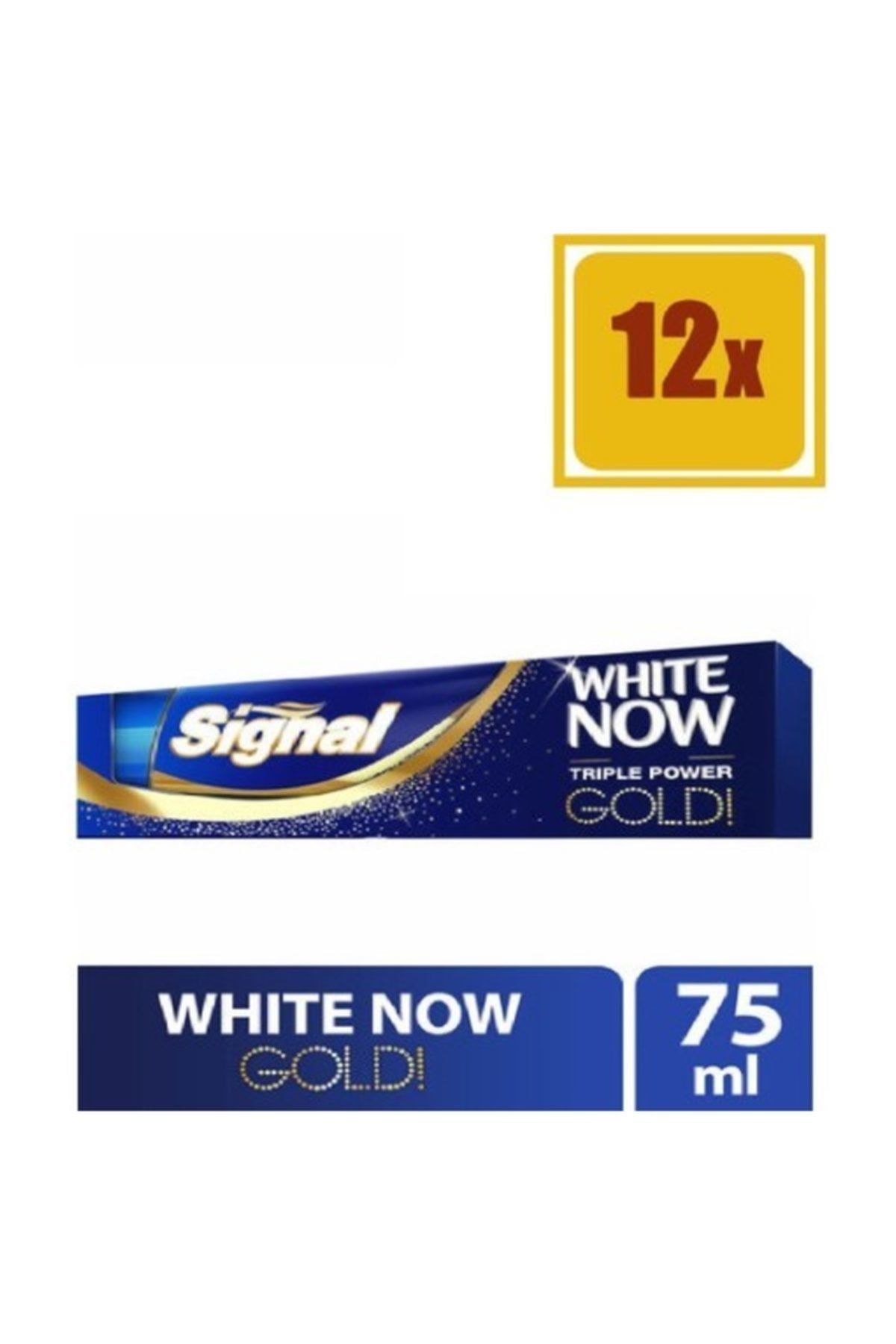 Signal White Gold Diş Macunu 75 ml 12'li Set