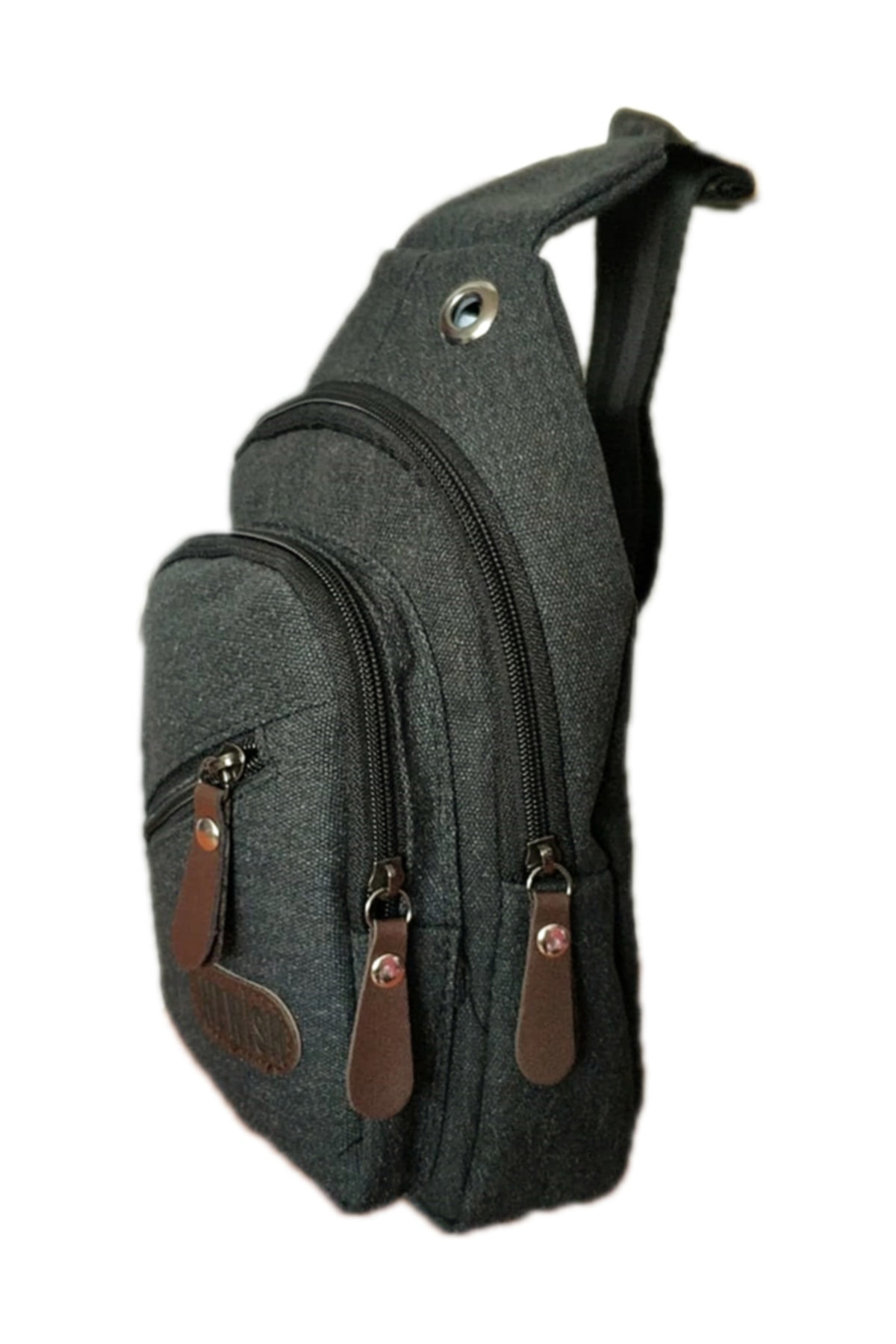 redpoloshop Newish Polo Erkek Çapraz Çanta 3 Bölmeli Canvas Kumaş