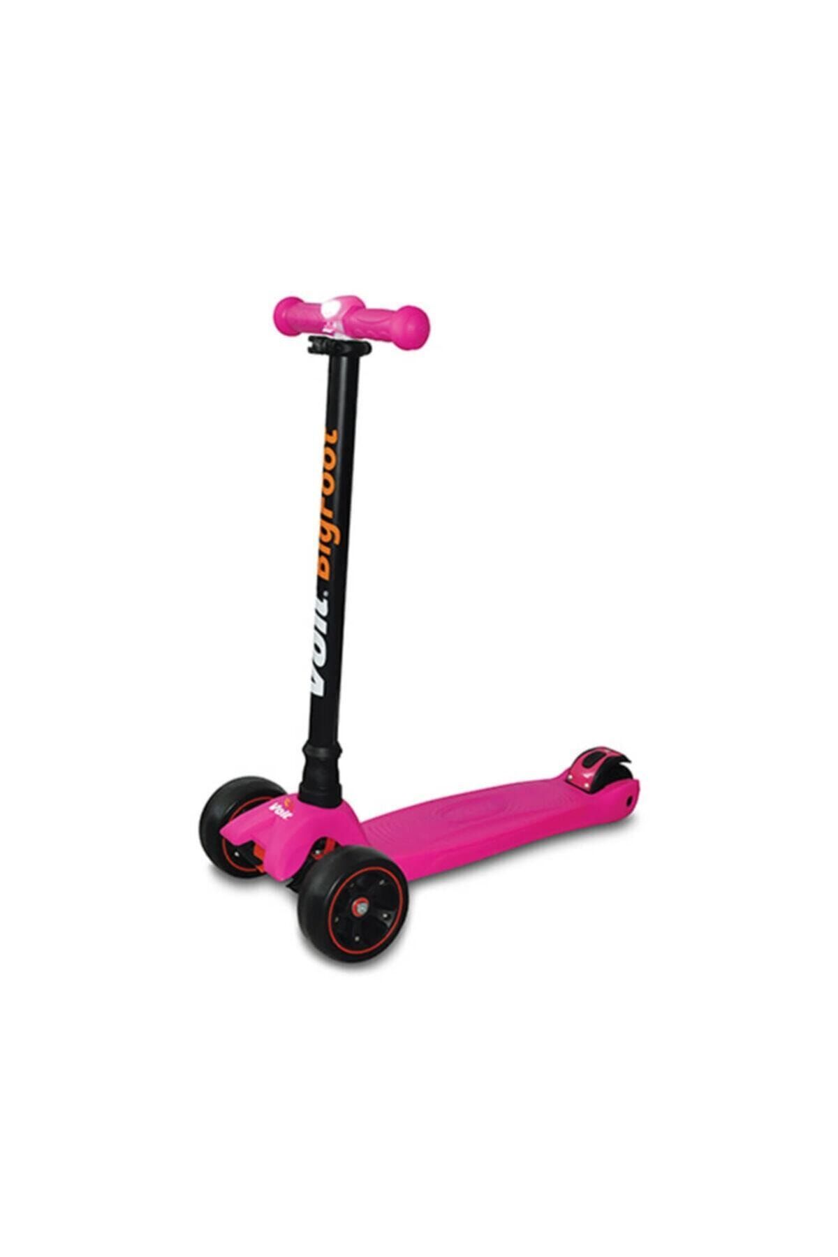 Voit Pembe 218c Işıklı Geniş 3 Teker Scooter 1vtoy218c/090