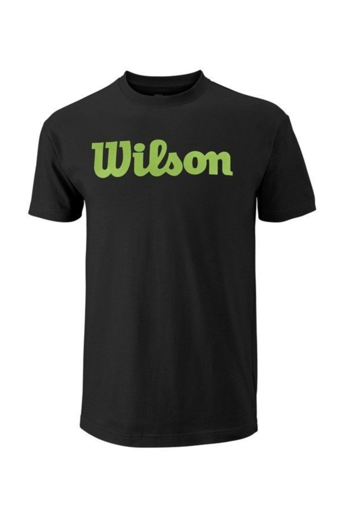 Wilson Script Cotton Tee Siyah Erkek T-shirt Wra747810