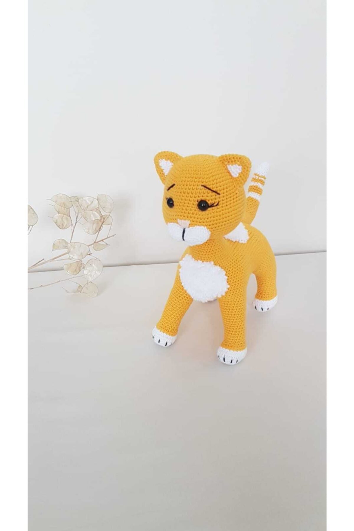 SERVİSİ GELSİN El Yapımı Organik Amigurumi Kedi