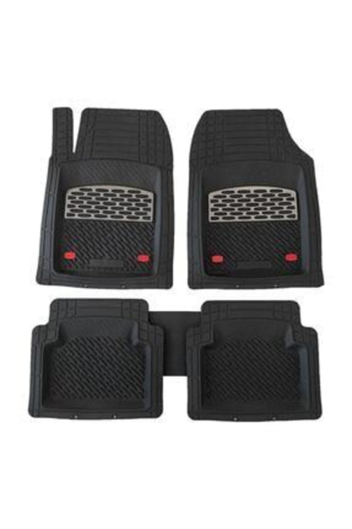SAFİR Ford Focus 2 2008 2011 Paspas Derin Havuzlu Krom Karbon Krom Karbon