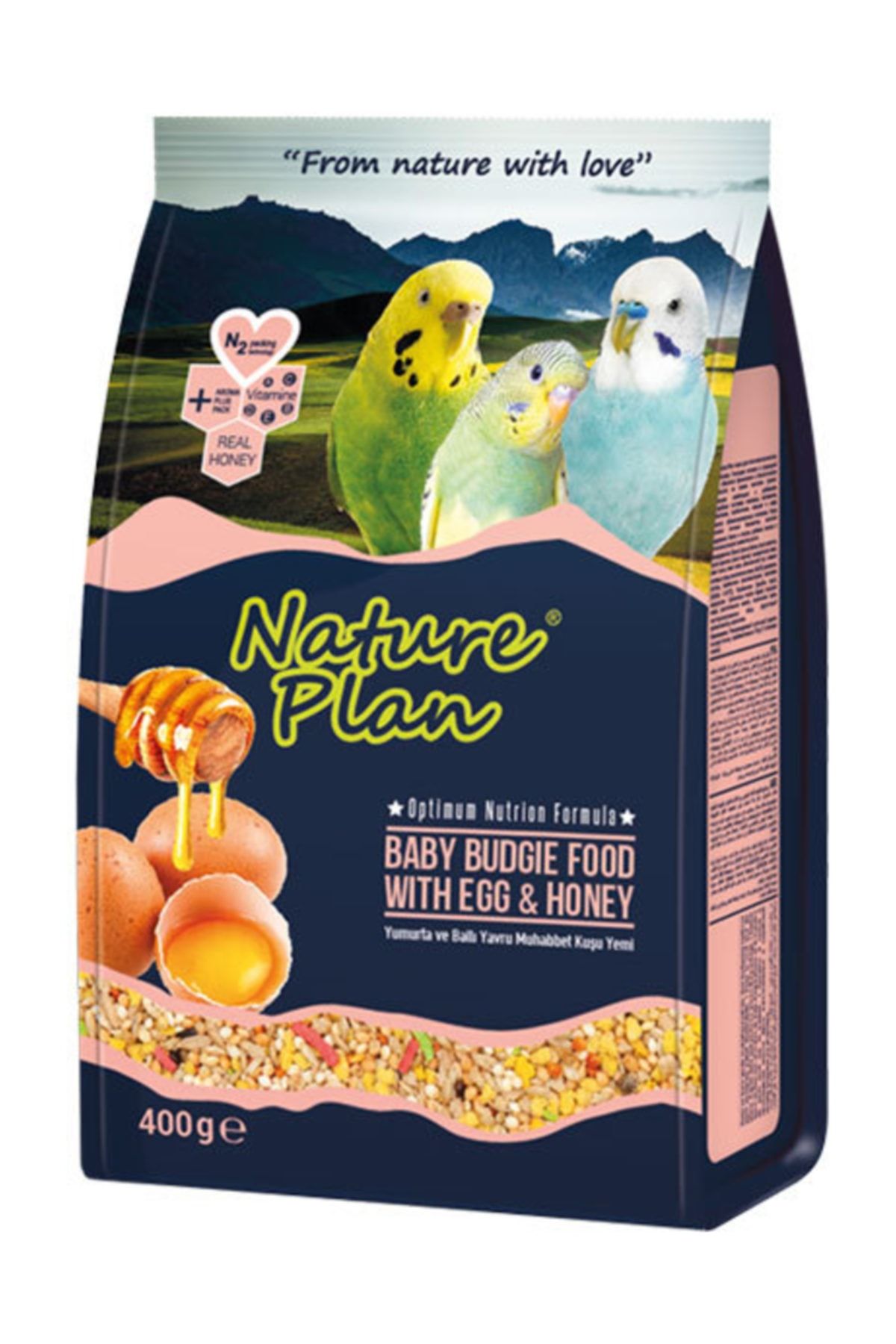 Nature Plan 400gr Yumurta Ballı Yavru Muhabbet Yemı
