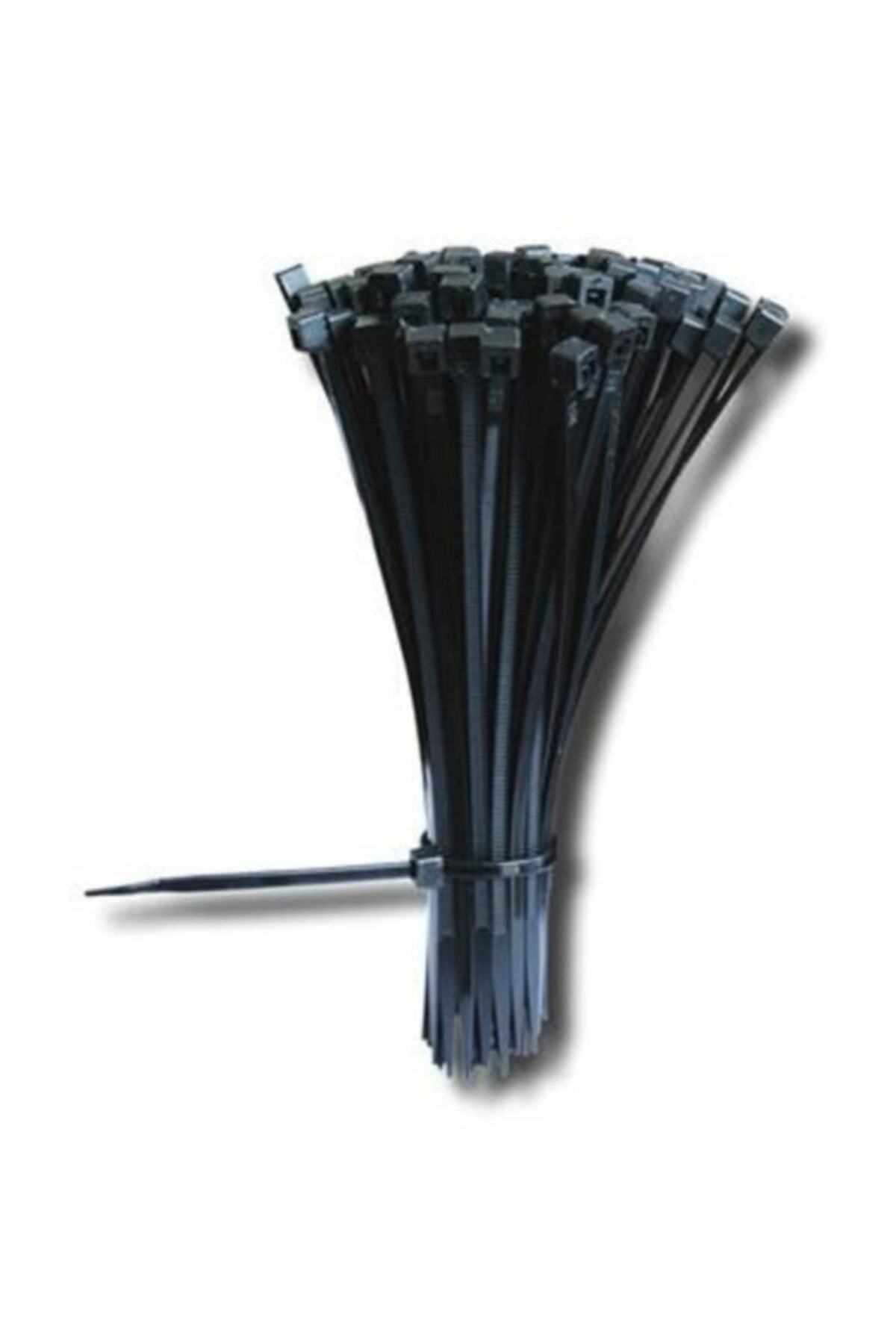 ekoset Siyah Kablo Bağı Plastik Cırt Kelepçe  2,5x150 mm 1000 Adet