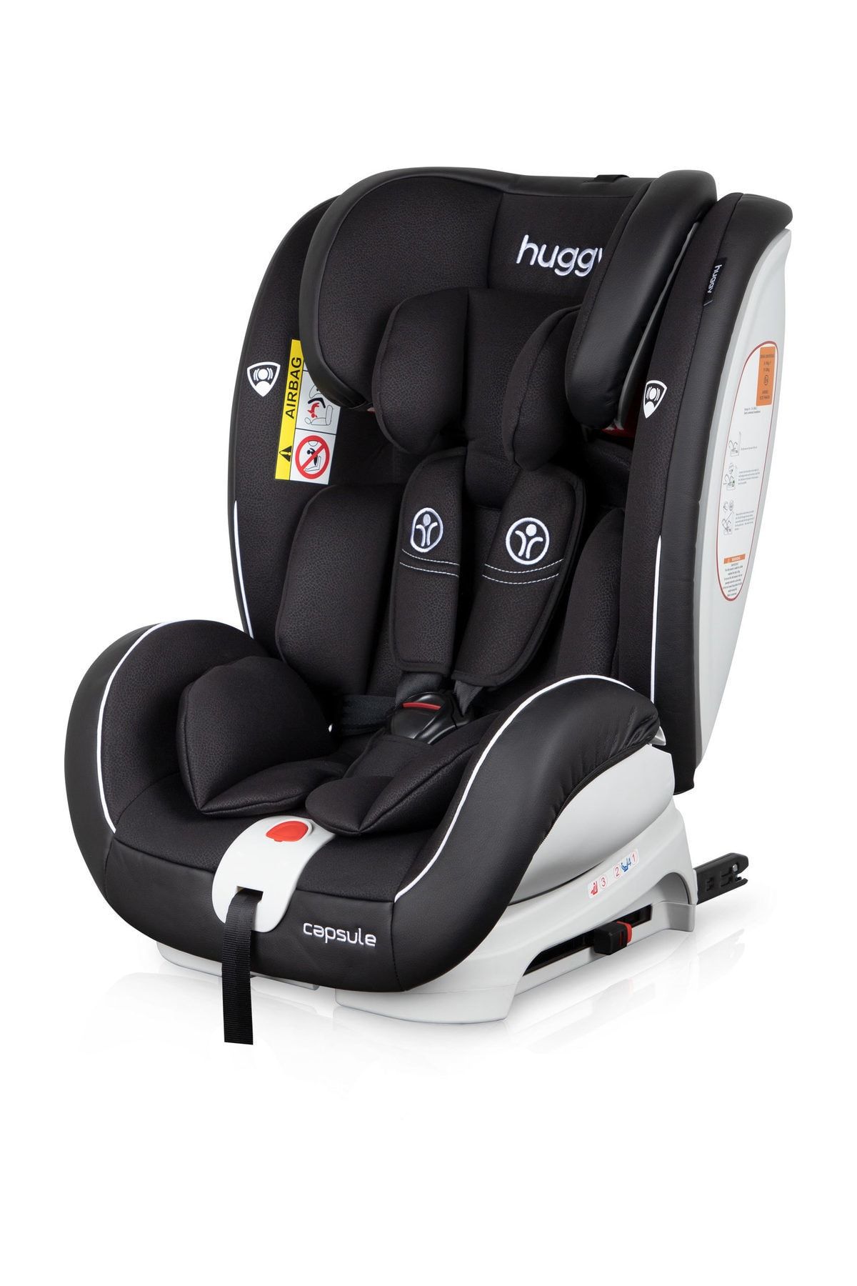 Huggy Capsule Rotate360° Dönebilen 0-36 İsofix Oto Koltuğu Siyah