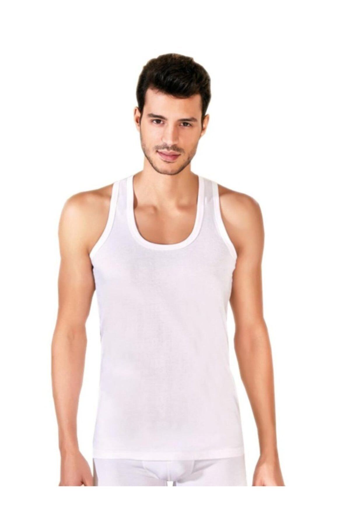 Berrak Erkek Atlet 1004 6'lı Paket  %100 Pamuk Klasik