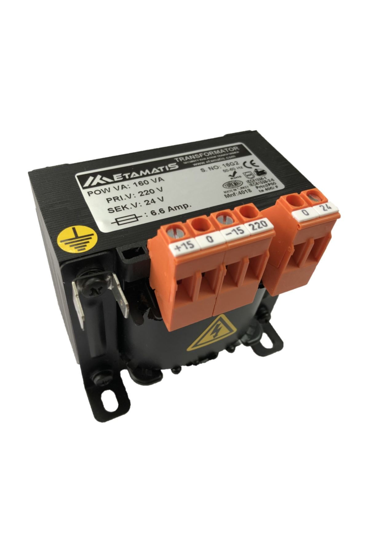 Etamatis 160 Va Transformatör 380/24 V Ac Trafo