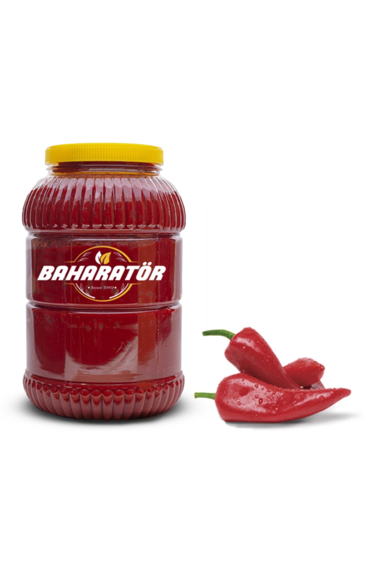 Baharatör Biber Salçası Tatlı Antep Ev Salçası Özel Yapım (GÜNEŞ) 3 Kg