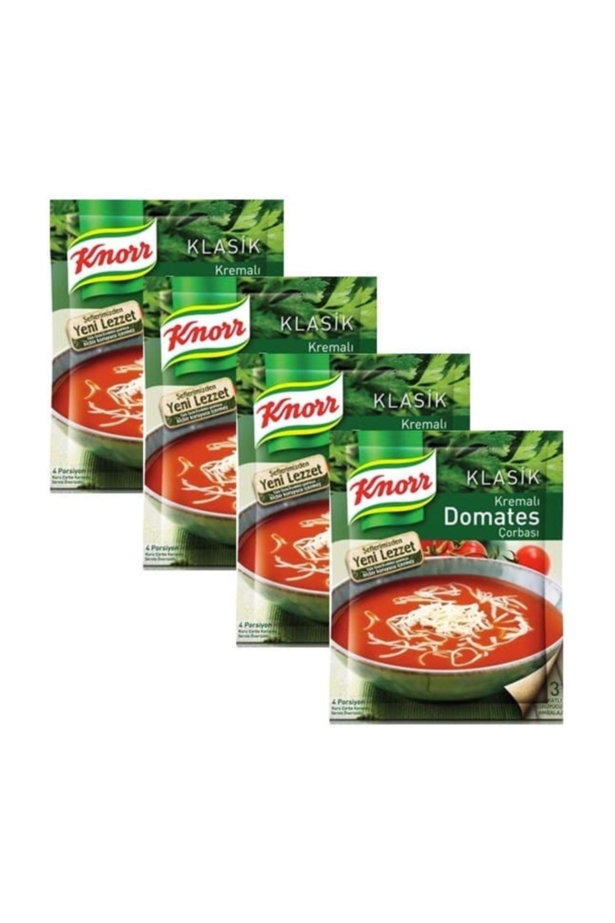 Knorr Hazır Çorba Kremalı Domates 68 Gr X 4 Adet