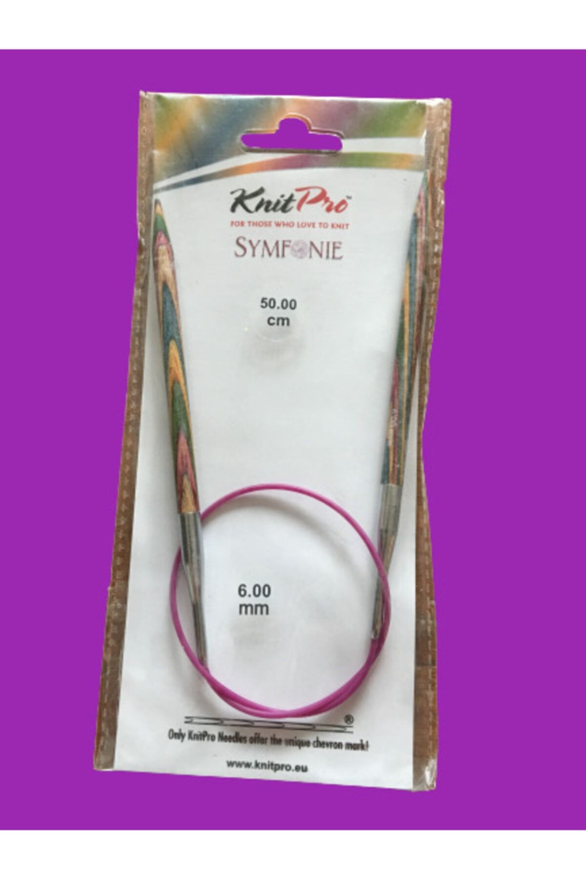 KnitPro Symfonie 6 Mm 50 Cm Misinalı Şiş