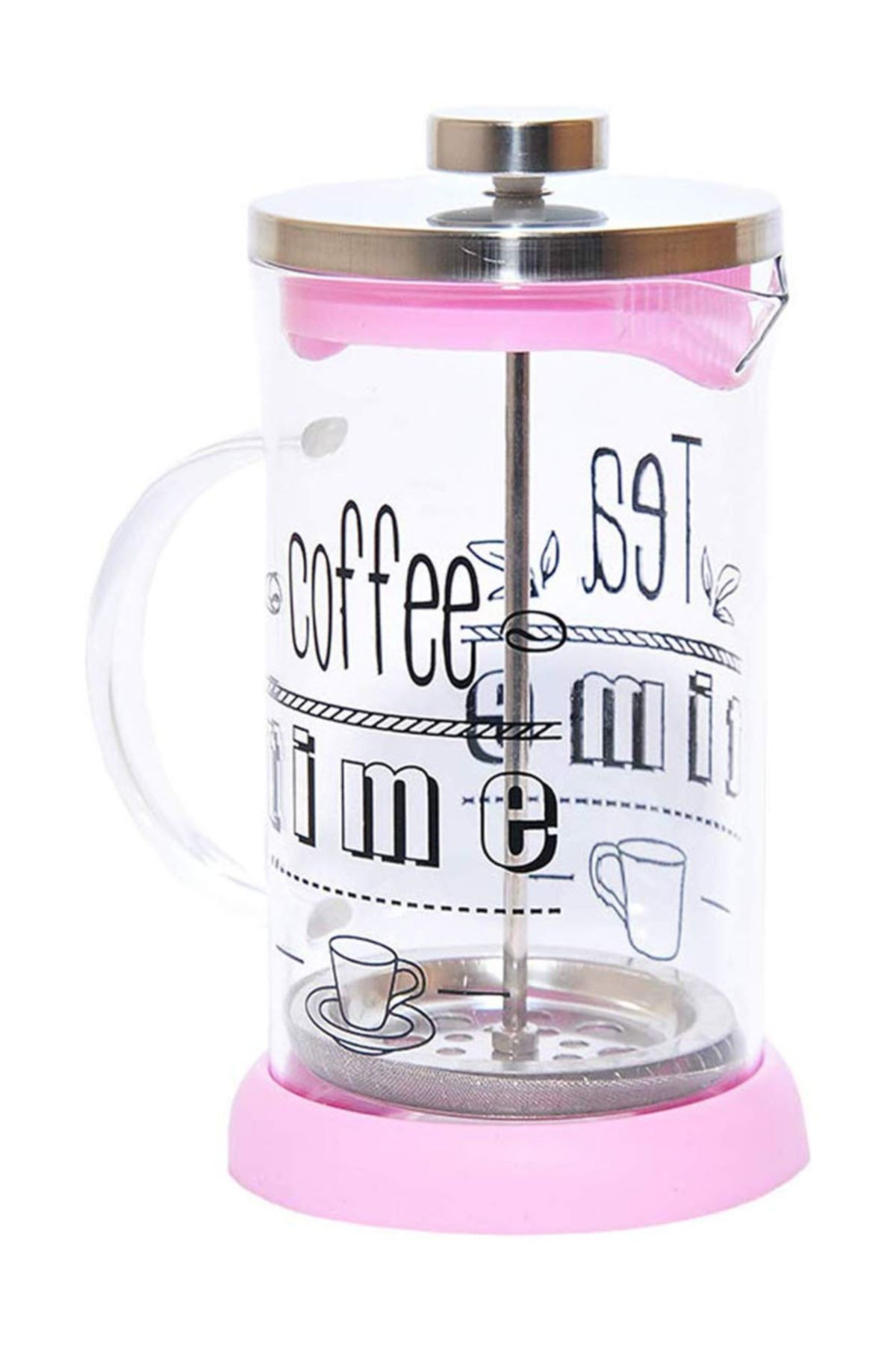 Molino Silikon Taban Lüx Cam French Press - 600 Ml