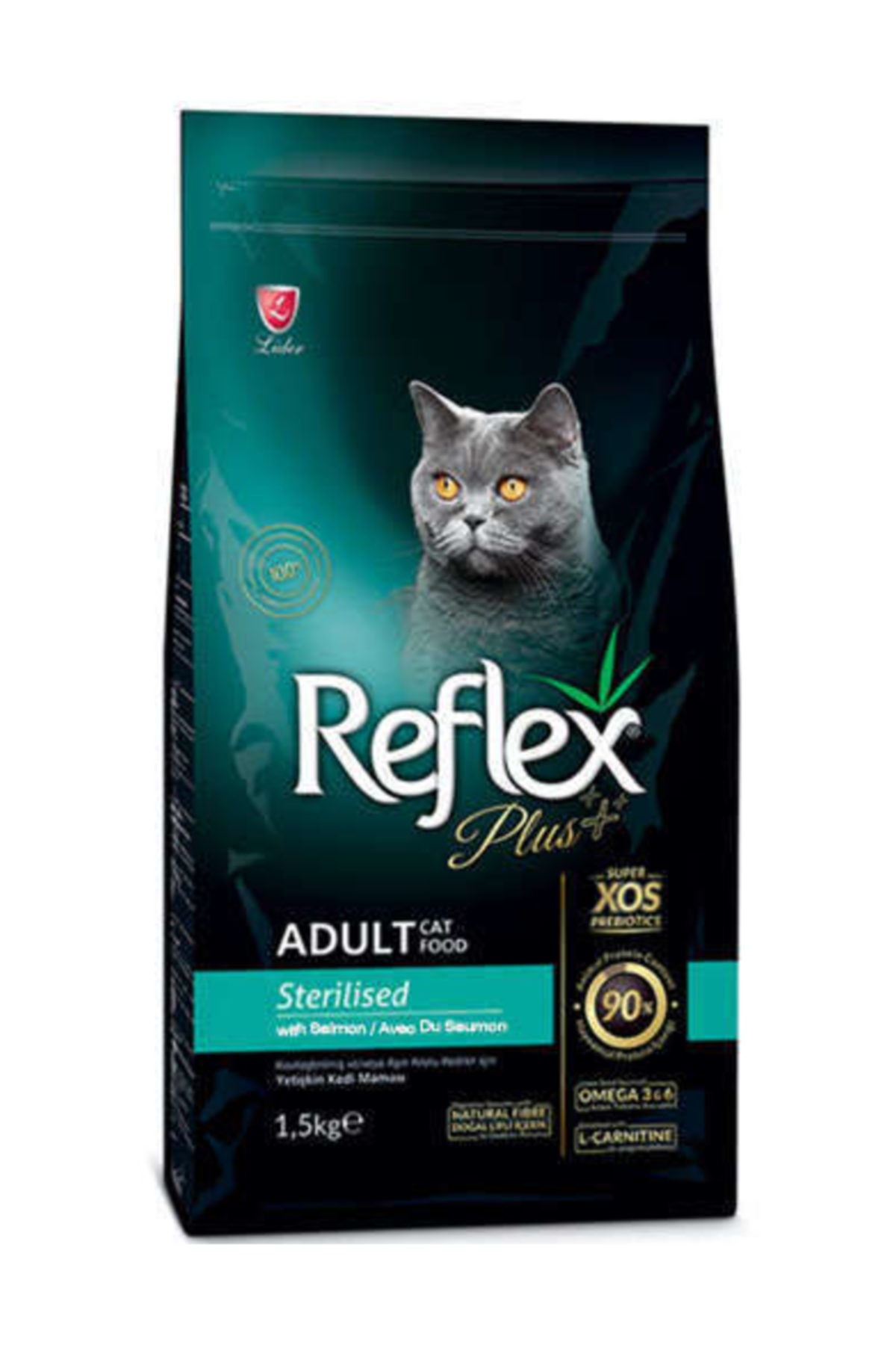 Reflex Plus Kısırlaştırılmış Yetişkin Kediler Için Somonlu Mama 1.5 Kg