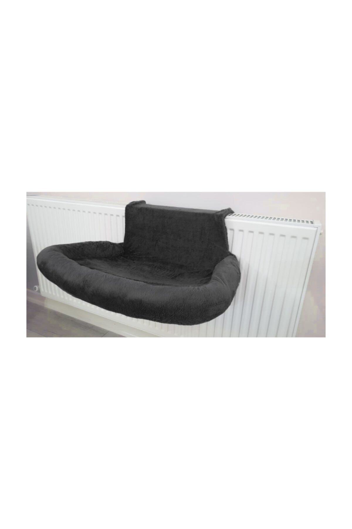Miapet Kalorifer Üstü Askılı Lüks Kedi Yatağı 47x35 Cm Siyah