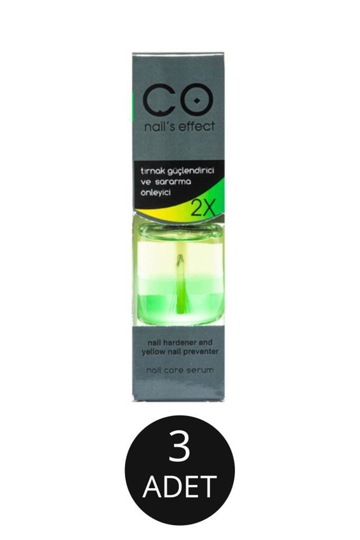 CO Nail's Effect Güçlendirici Sararma Önleyici 2 Kat Etkili 12 ml X3 Adet 558956116815