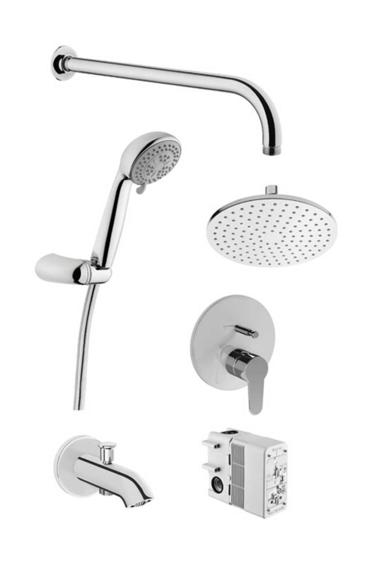 Artema Ankastre Duş Seti Rain L Compact 3f