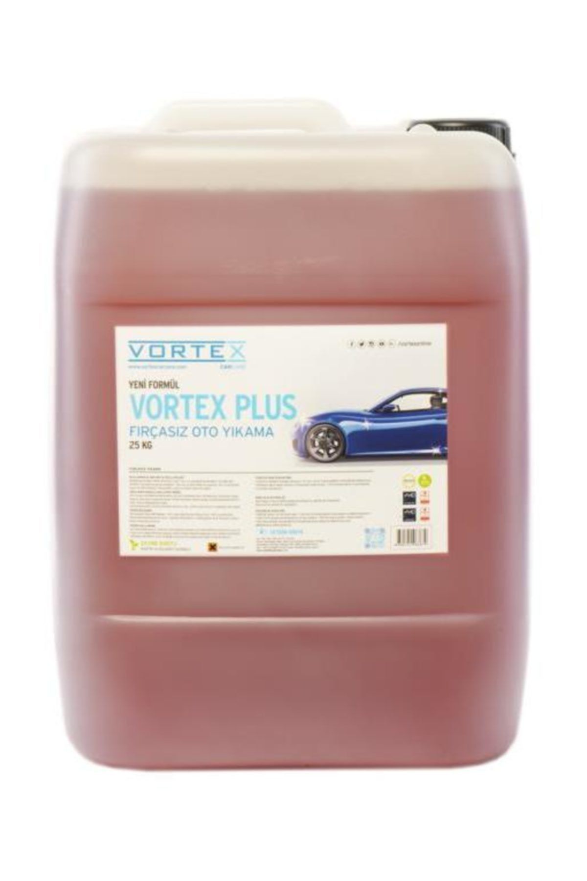 Vortex Plus Fırçasız Oto Yıkama Köpüğü 25 kg