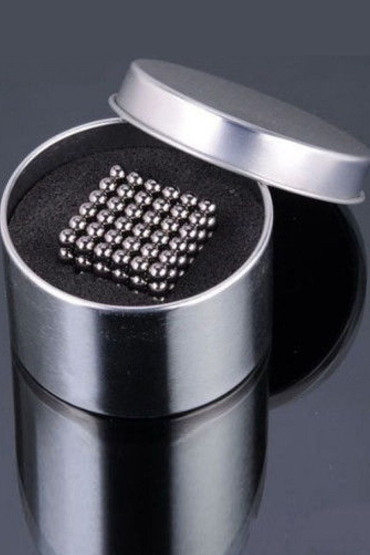 Markafox Sihirli Manyetik Toplar Gümüş Neodyum Mıknatıs Küp Bilye 216 Adet 3 Mm Neo Cube Küp Neodymium