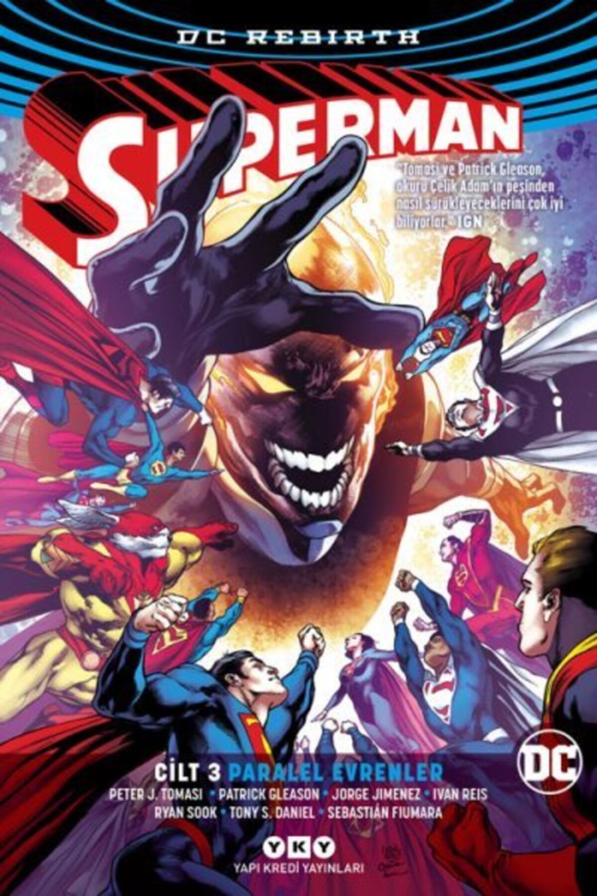 Yapı Kredi Yayınları Superman Cilt: 3 – Paralel Evrenler