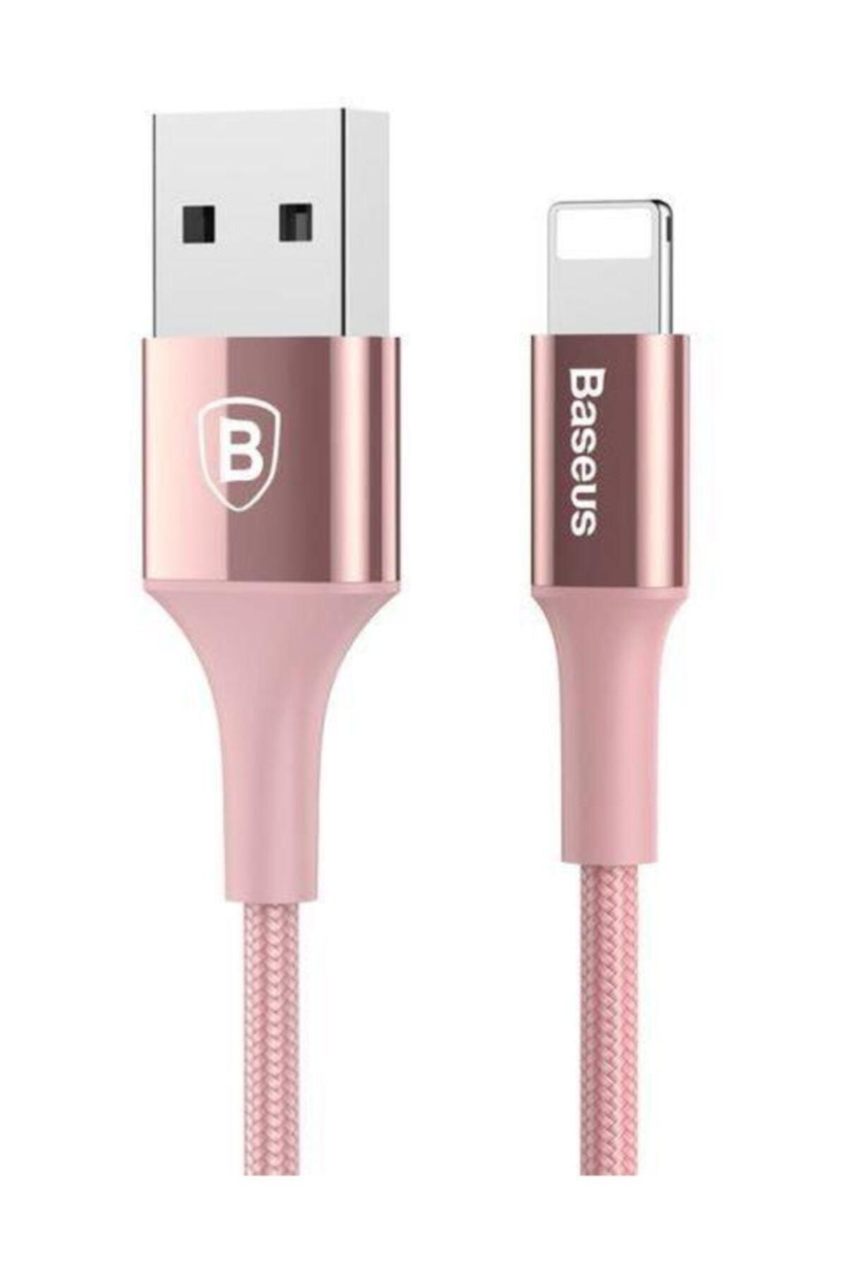 Baseus Işıklı Lightning Uyumlu Şarj Kablosu