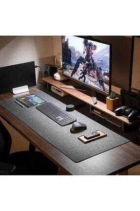 Keçe Çalışma Masası Düzenleme Ve Oyuncu Mouse Pedi Masa Üstü Düzenleyici Mat 50x100 Cm Image 0