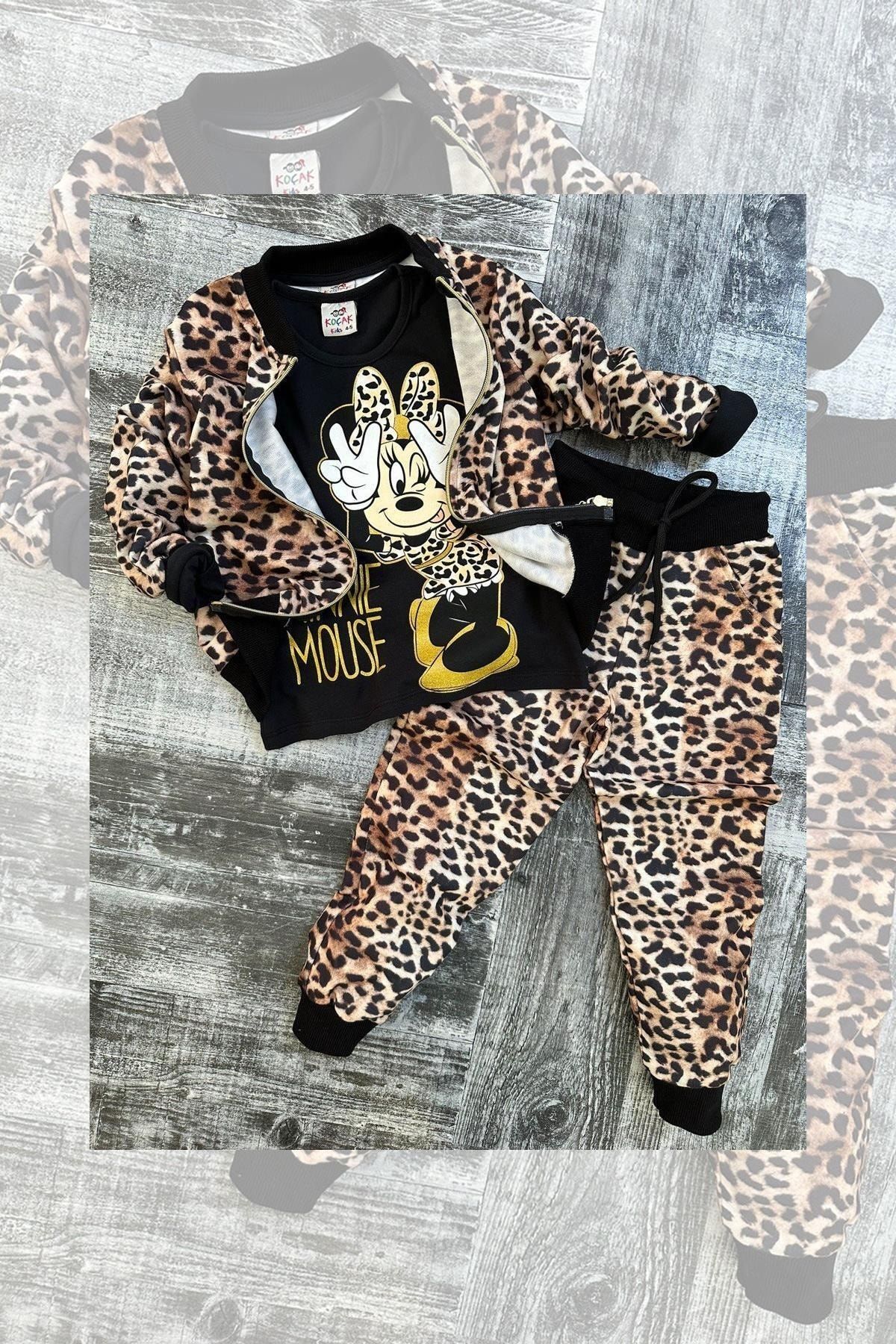 Baby girl leopard print sales tracksuit