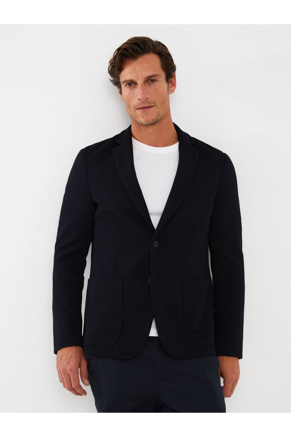 Dark black blazer clearance