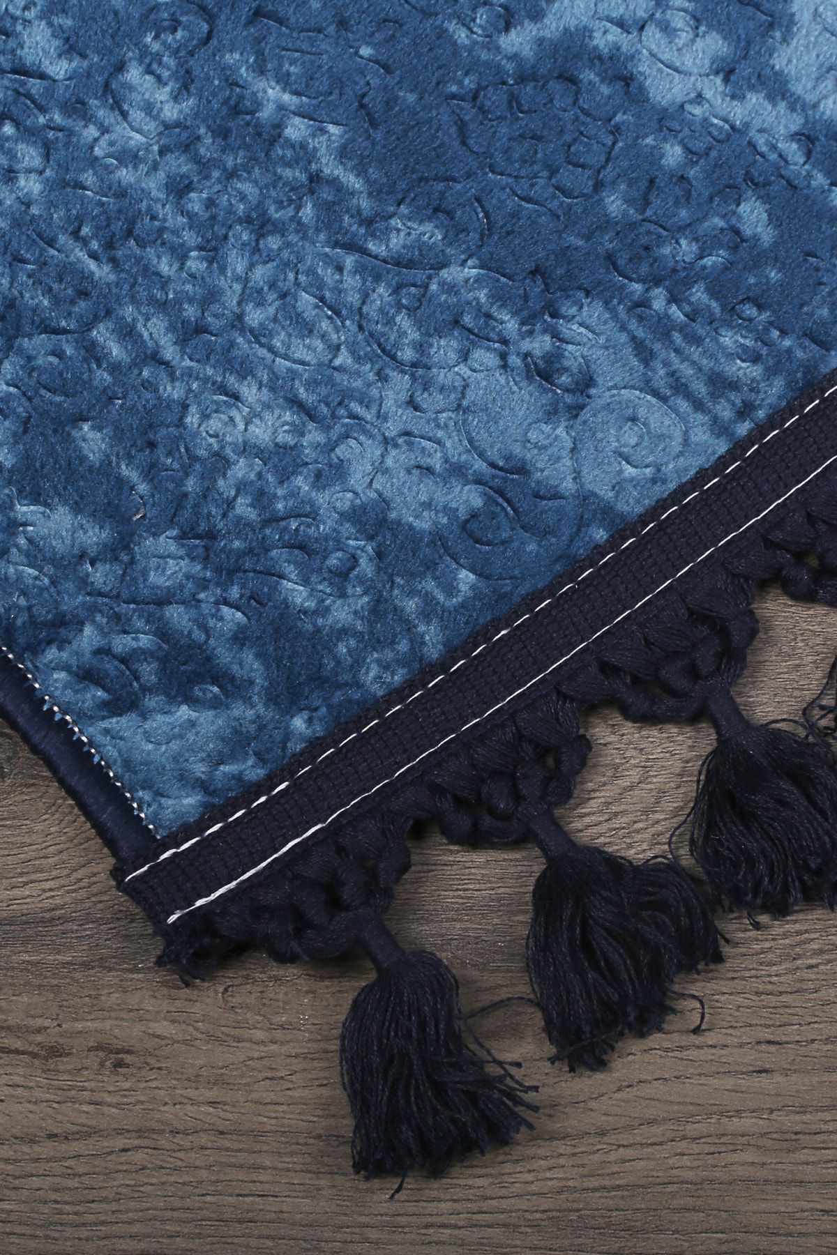 Navy bath sale mat