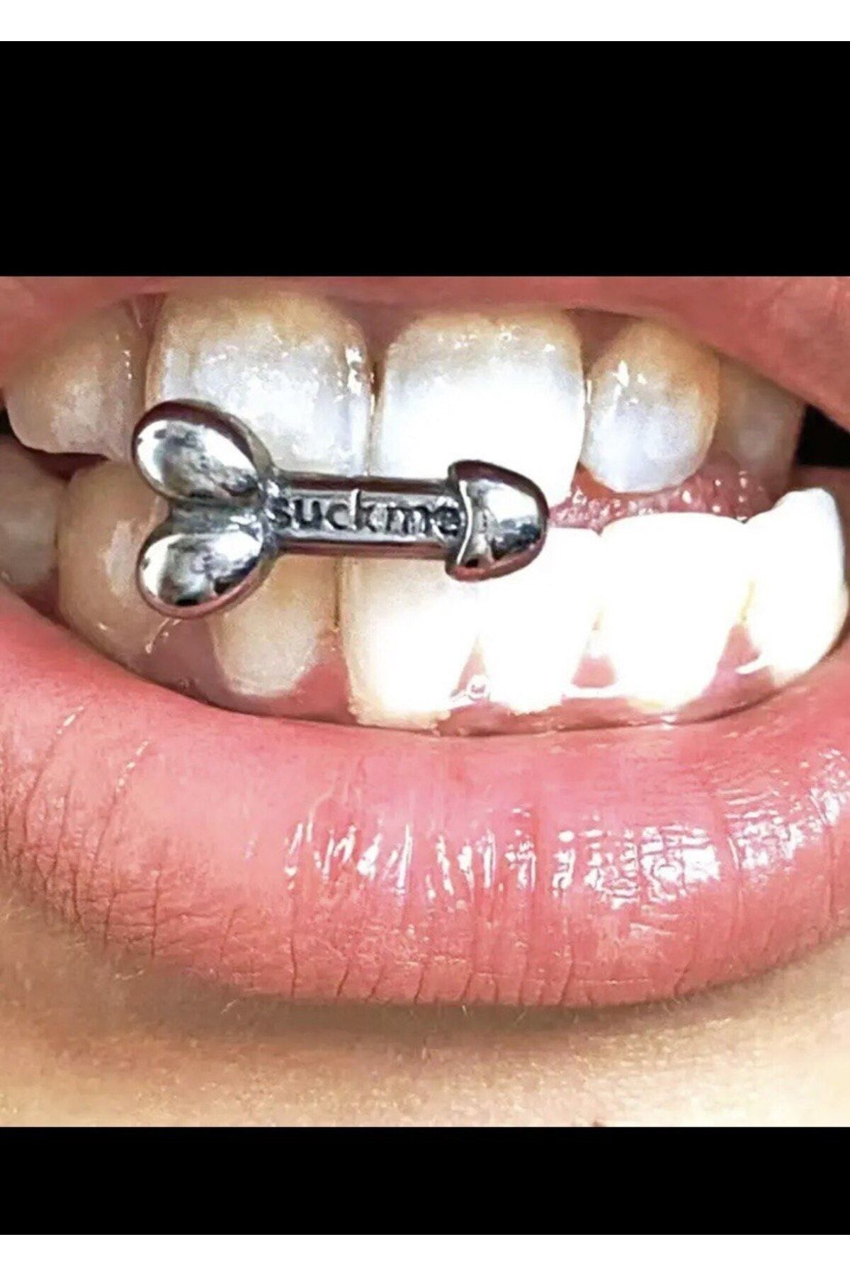 Arescollection Surgical Steel Penis Figured Tongue Piercing Trendyol