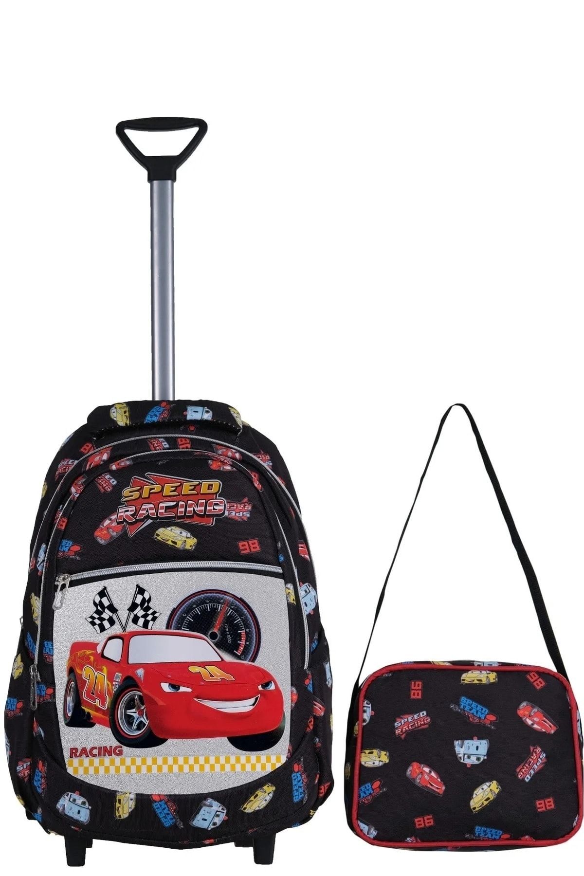 Lightning mcqueen trolley bag deals