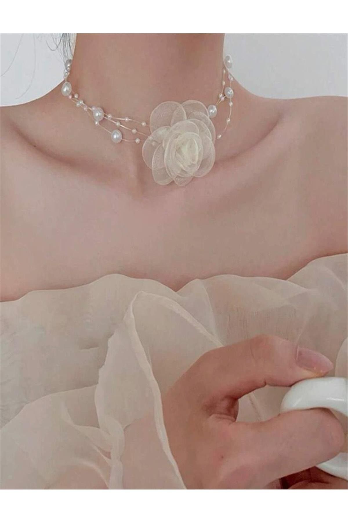 Floral choker sales